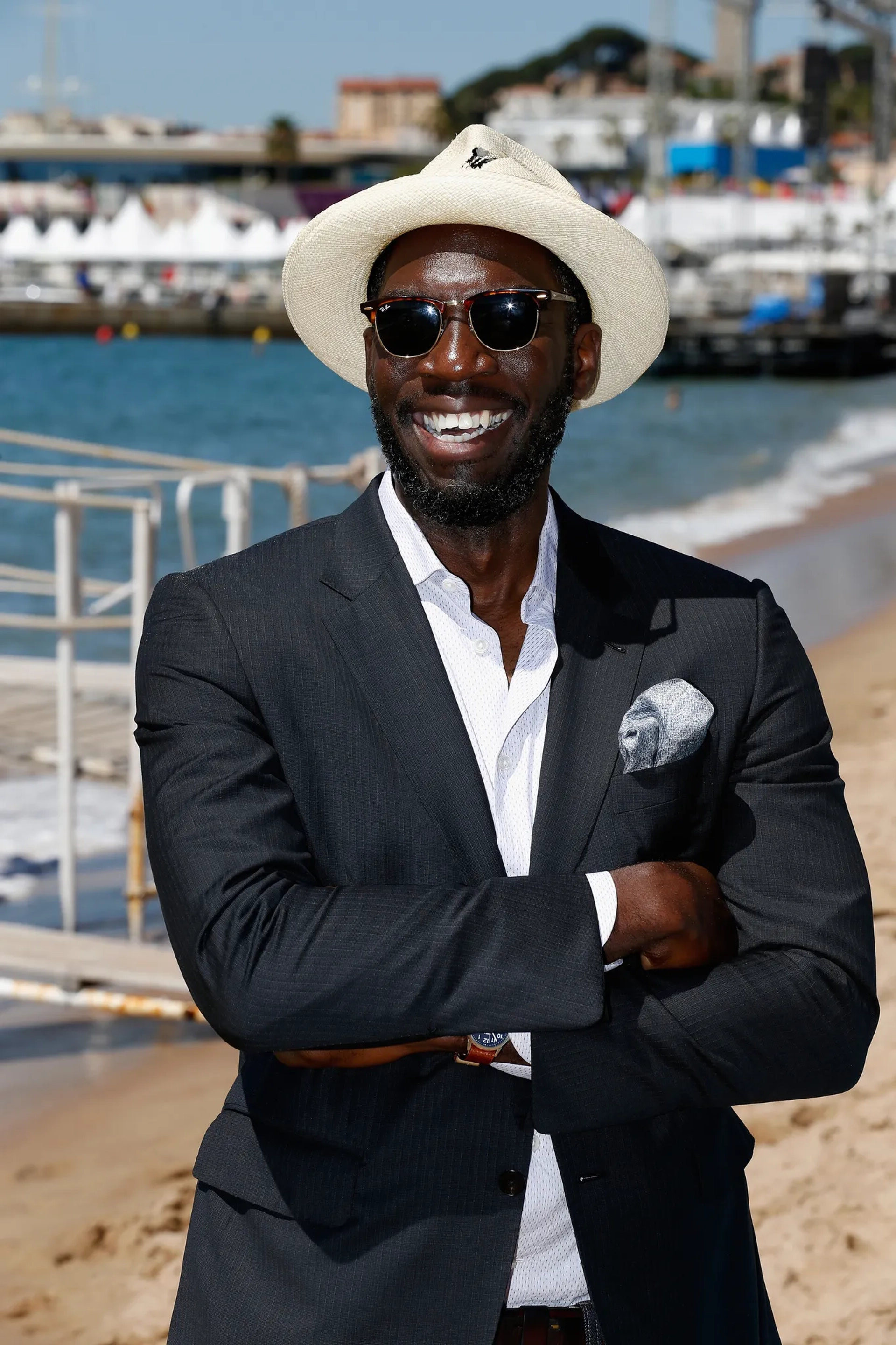 Rick Famuyiwa at an event for Dope (2015)