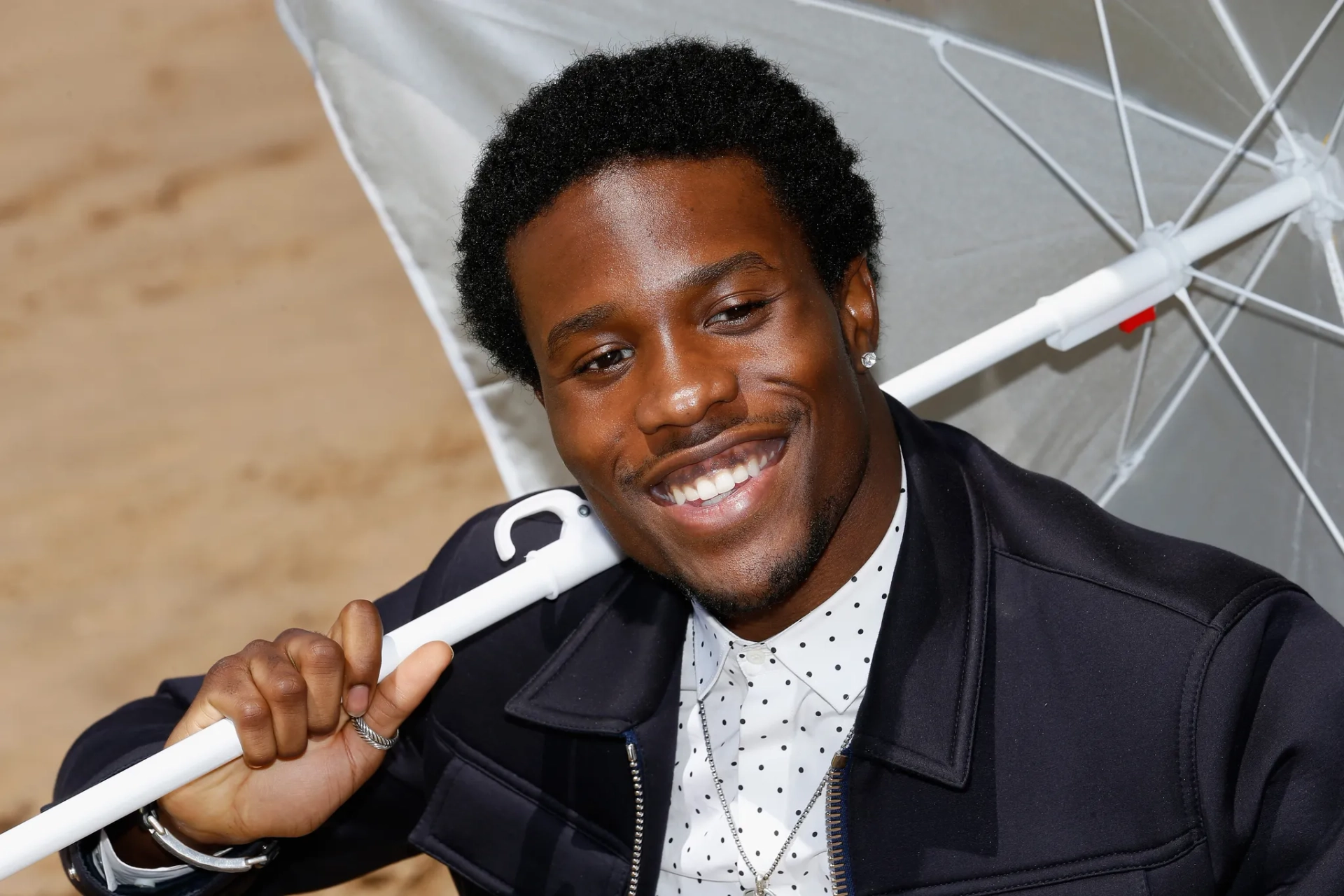 Shameik Moore at an event for Dope (2015)