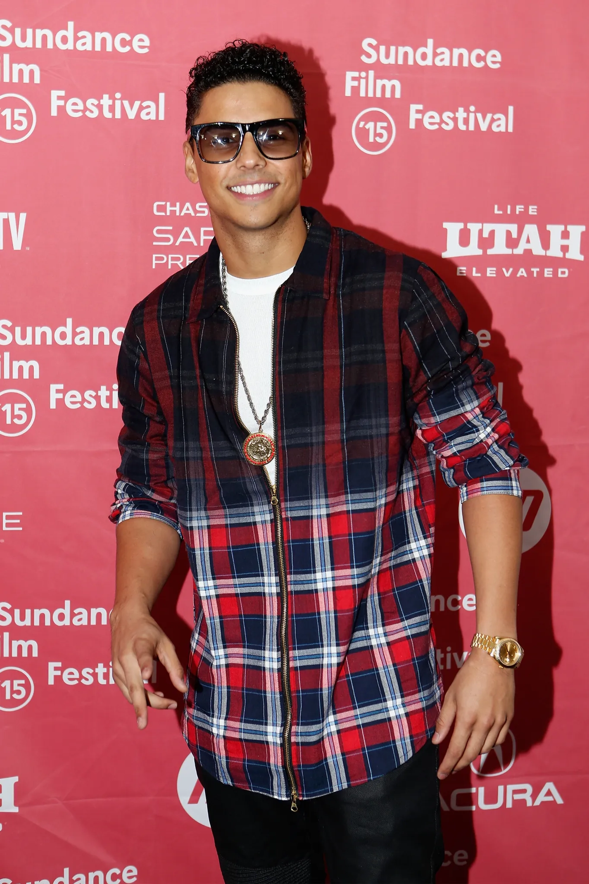 Quincy Brown at an event for Dope (2015)