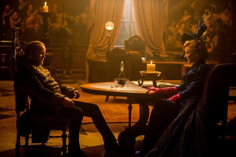 Cate Blanchett and Stellan Skarsgård in Cinderella (2015)