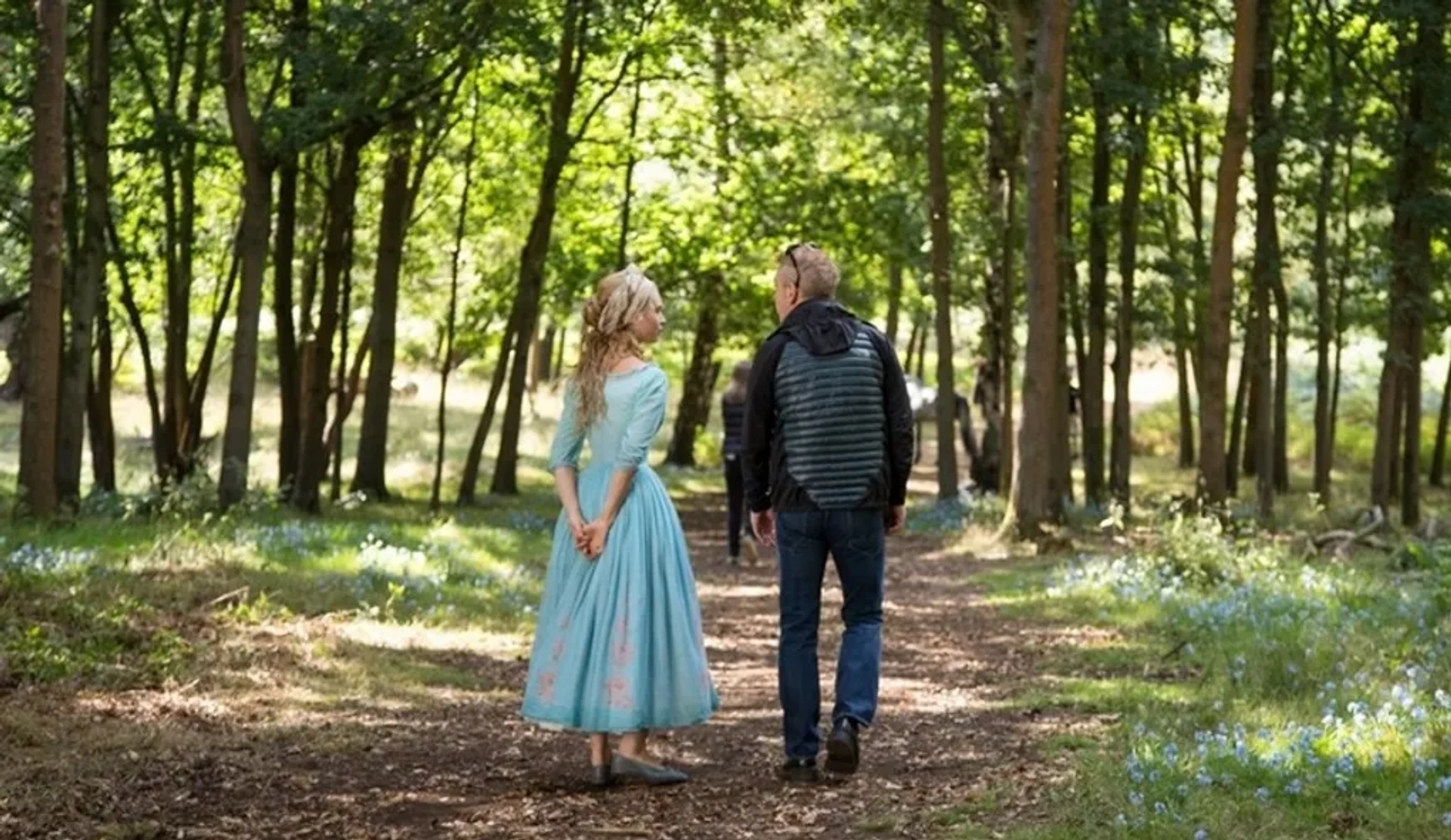 Kenneth Branagh and Lily James in Cinderella (2015)