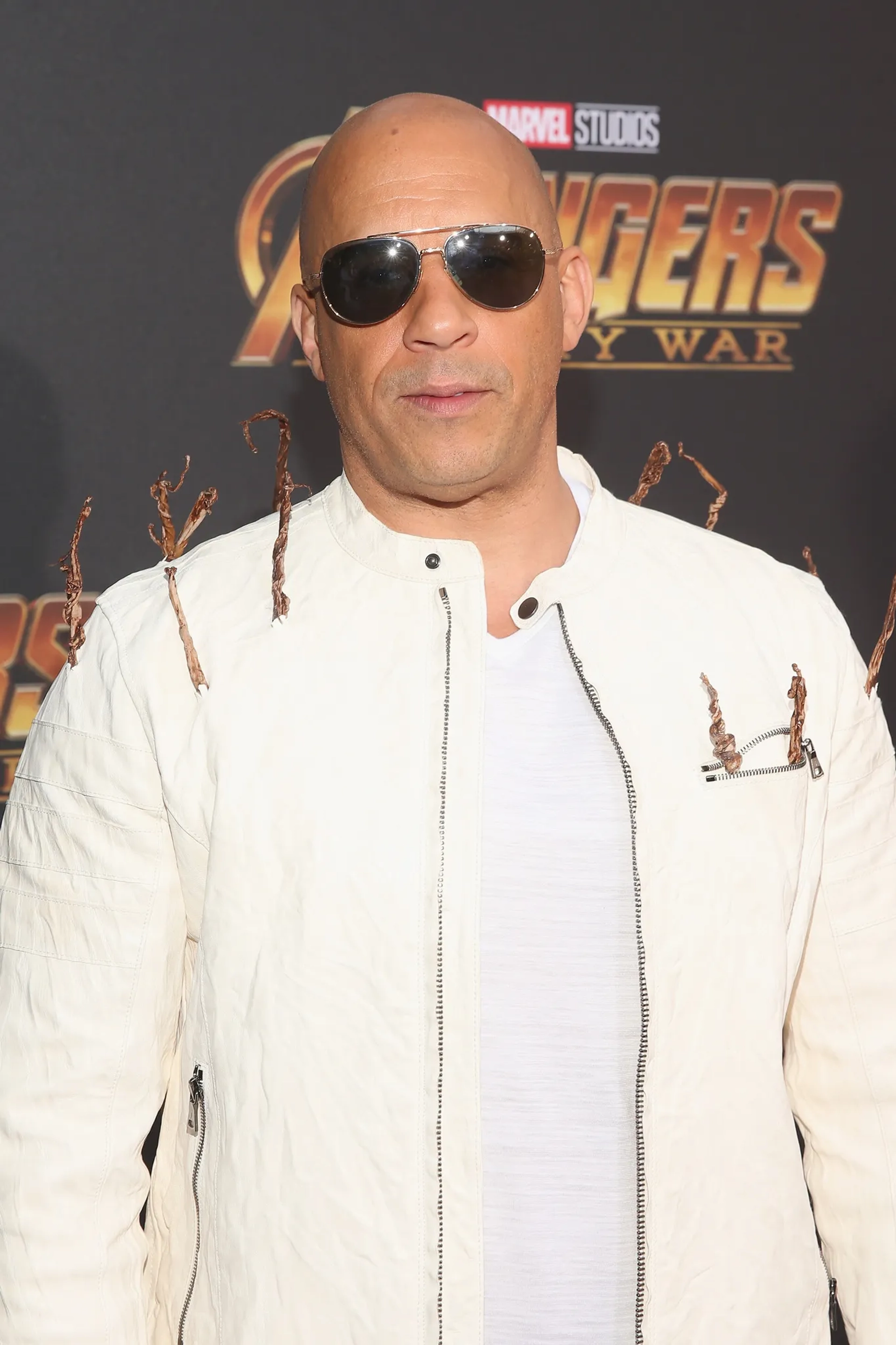 Vin Diesel at an event for Avengers: Infinity War (2018)