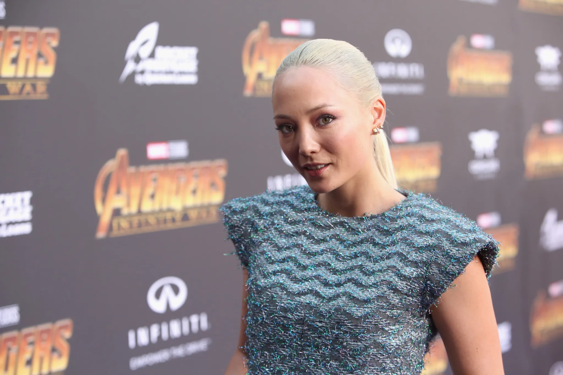 Pom Klementieff at an event for Avengers: Infinity War (2018)