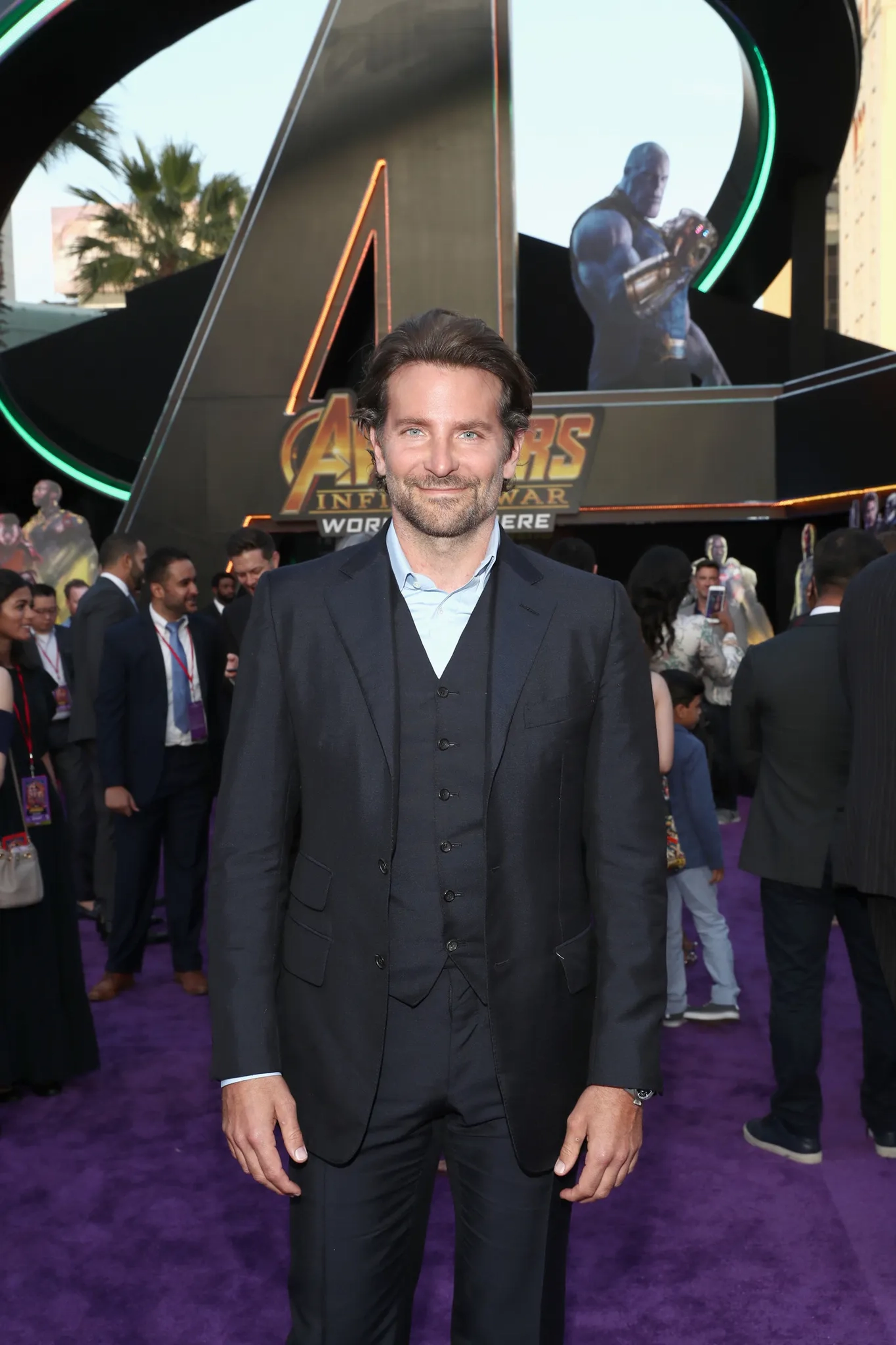 Bradley Cooper at an event for Avengers: Infinity War (2018)