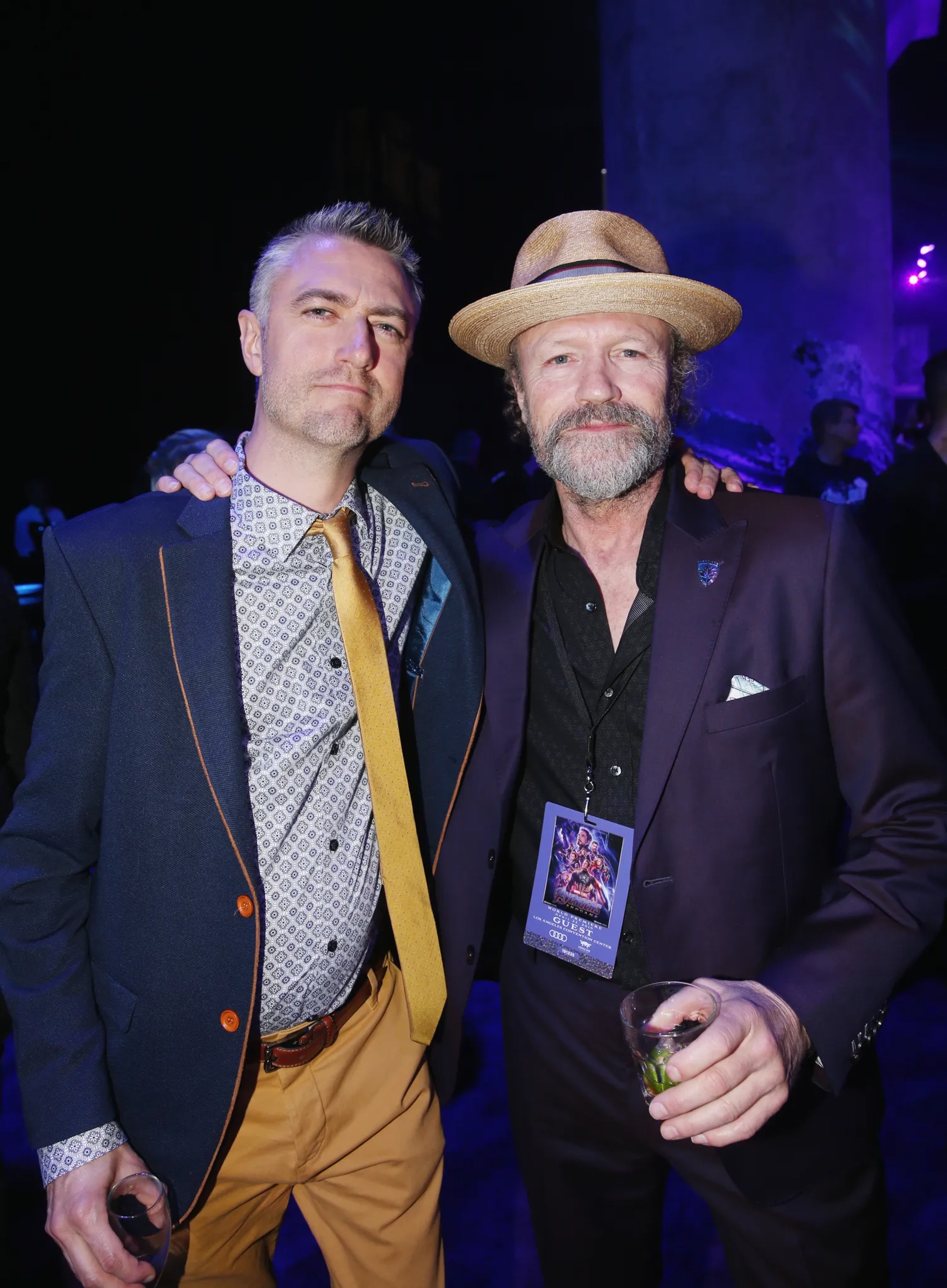 Sean Gunn and Michael Rooker at an event for Avengers: Endgame (2019)