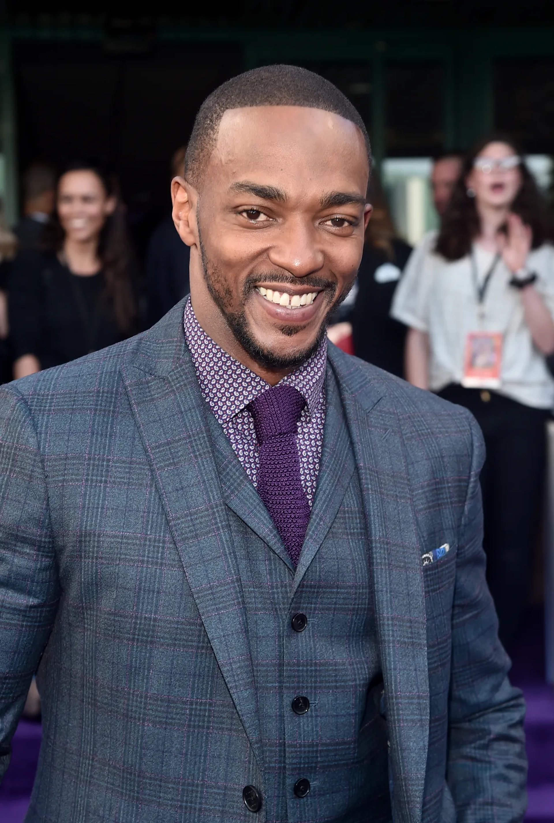 Anthony Mackie at an event for Avengers: Endgame (2019)