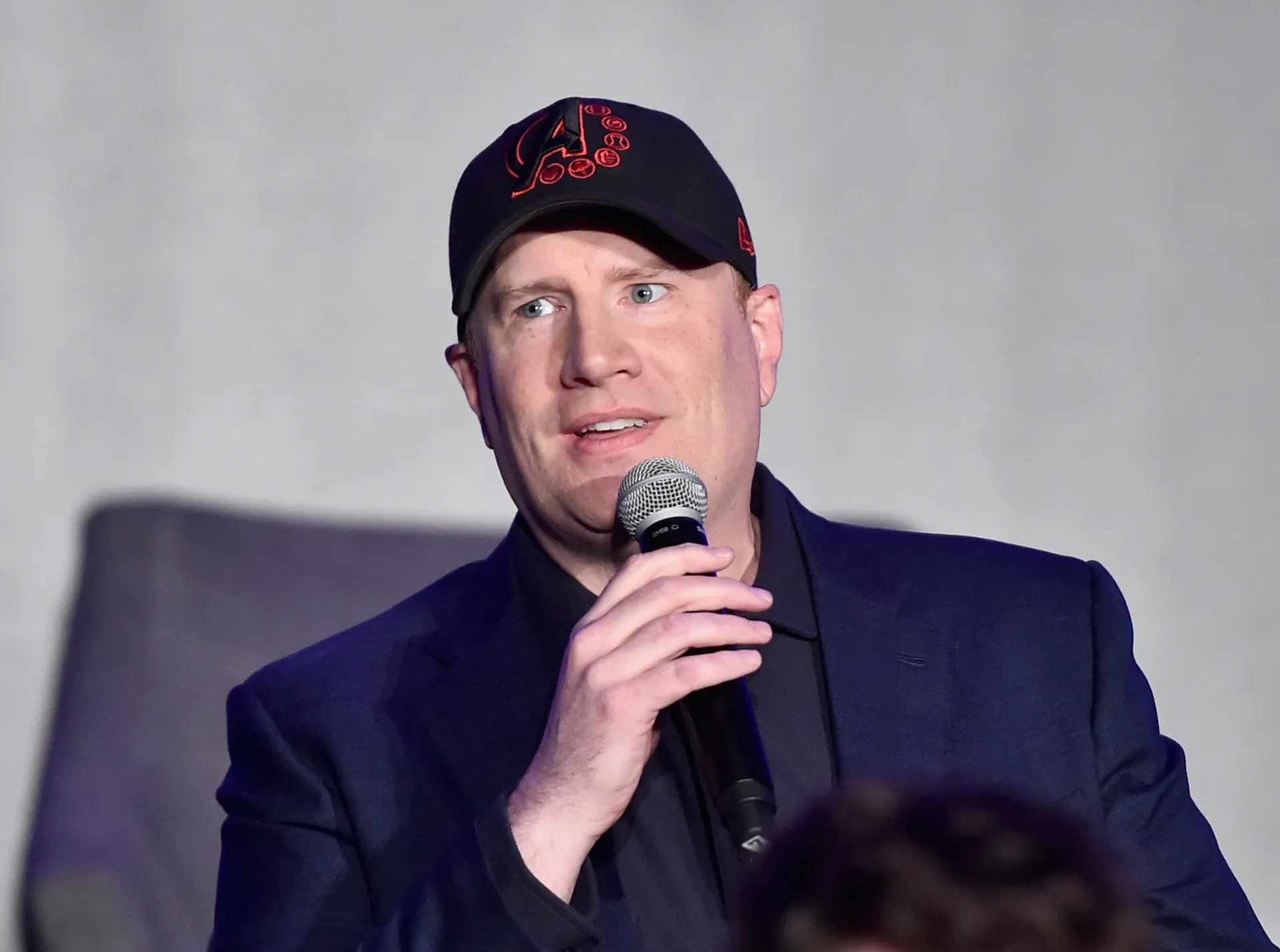 Kevin Feige at an event for Avengers: Endgame (2019)