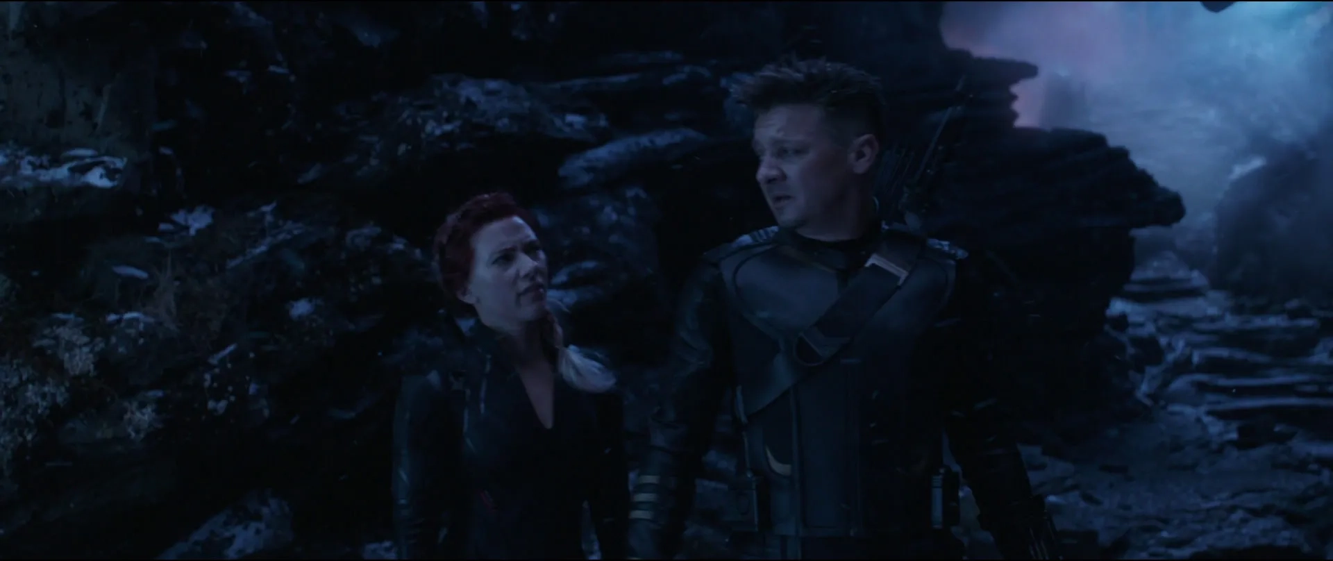 Scarlett Johansson and Jeremy Renner in Avengers: Endgame (2019)