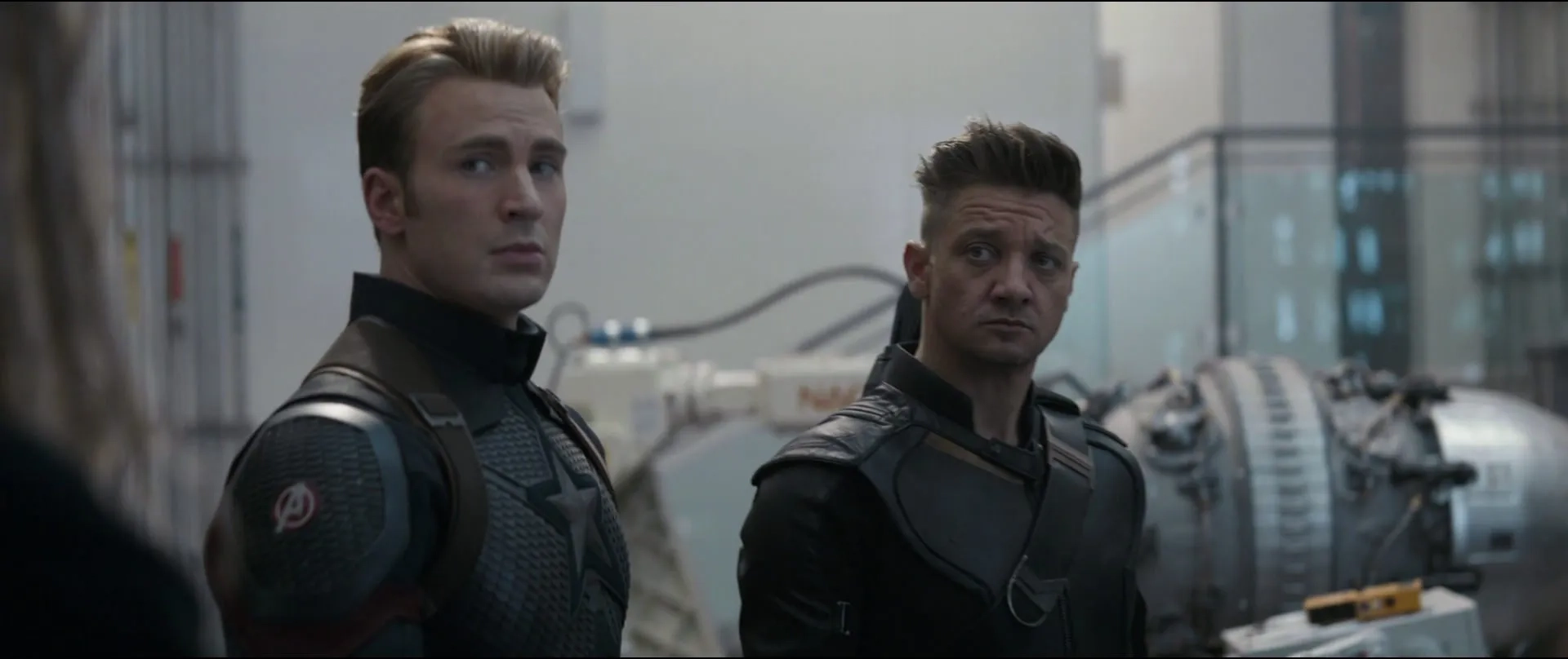 Chris Evans and Jeremy Renner in Avengers: Endgame (2019)