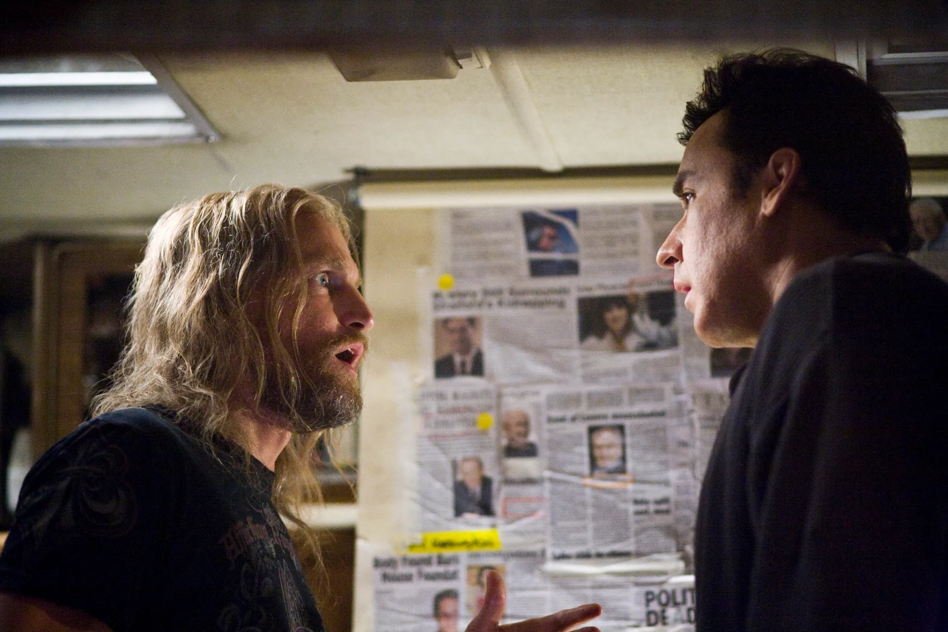 John Cusack and Woody Harrelson in 2012 (2009)