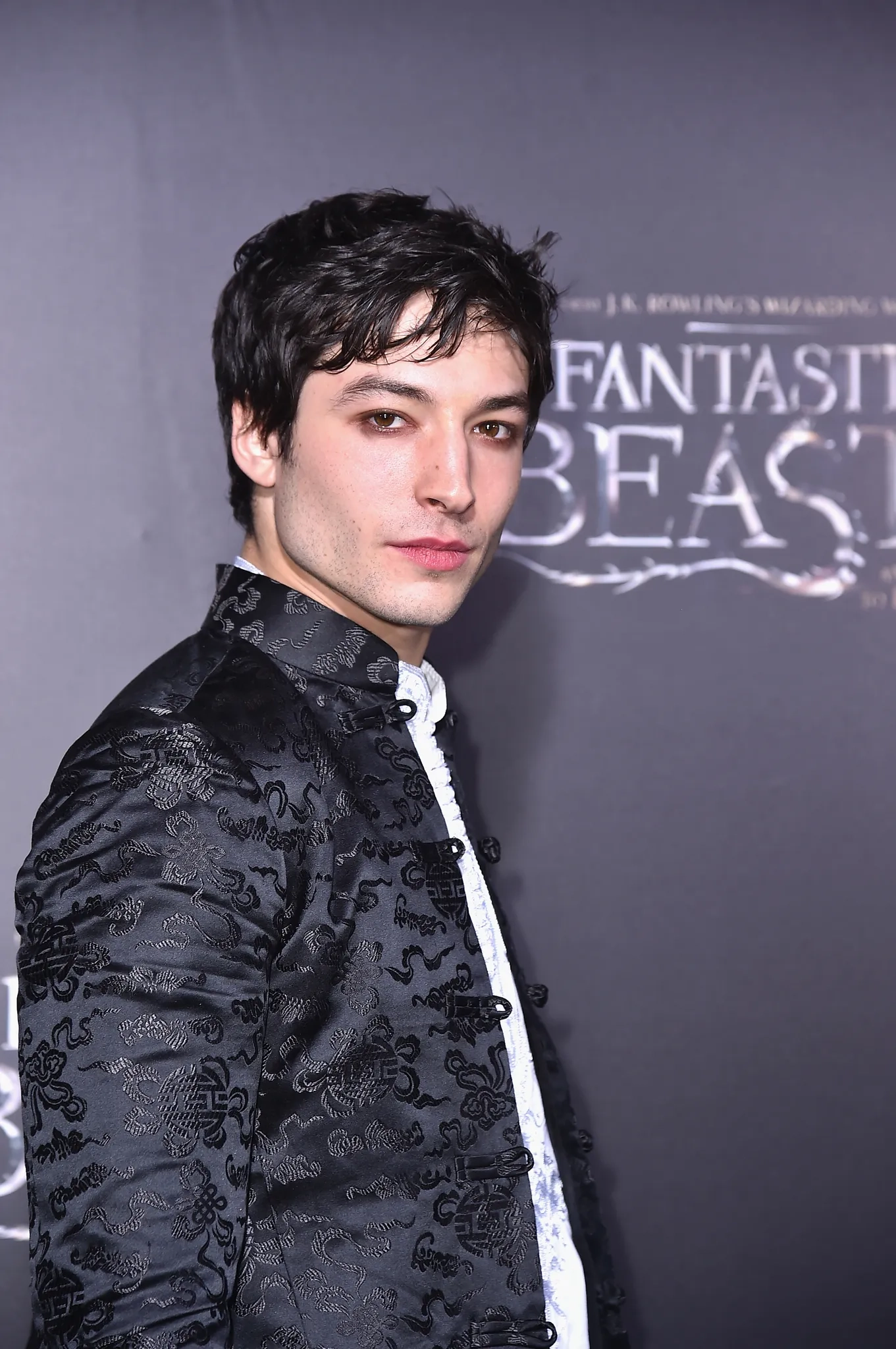 Ezra Miller at an event for Fantastic Beasts and Where to Find Them (2016)