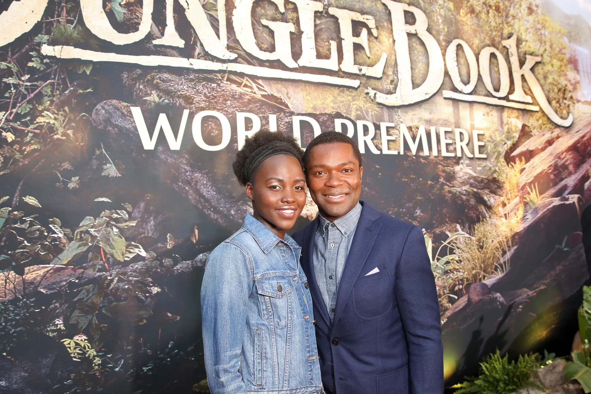 David Oyelowo and Lupita Nyong'o at an event for The Jungle Book (2016)