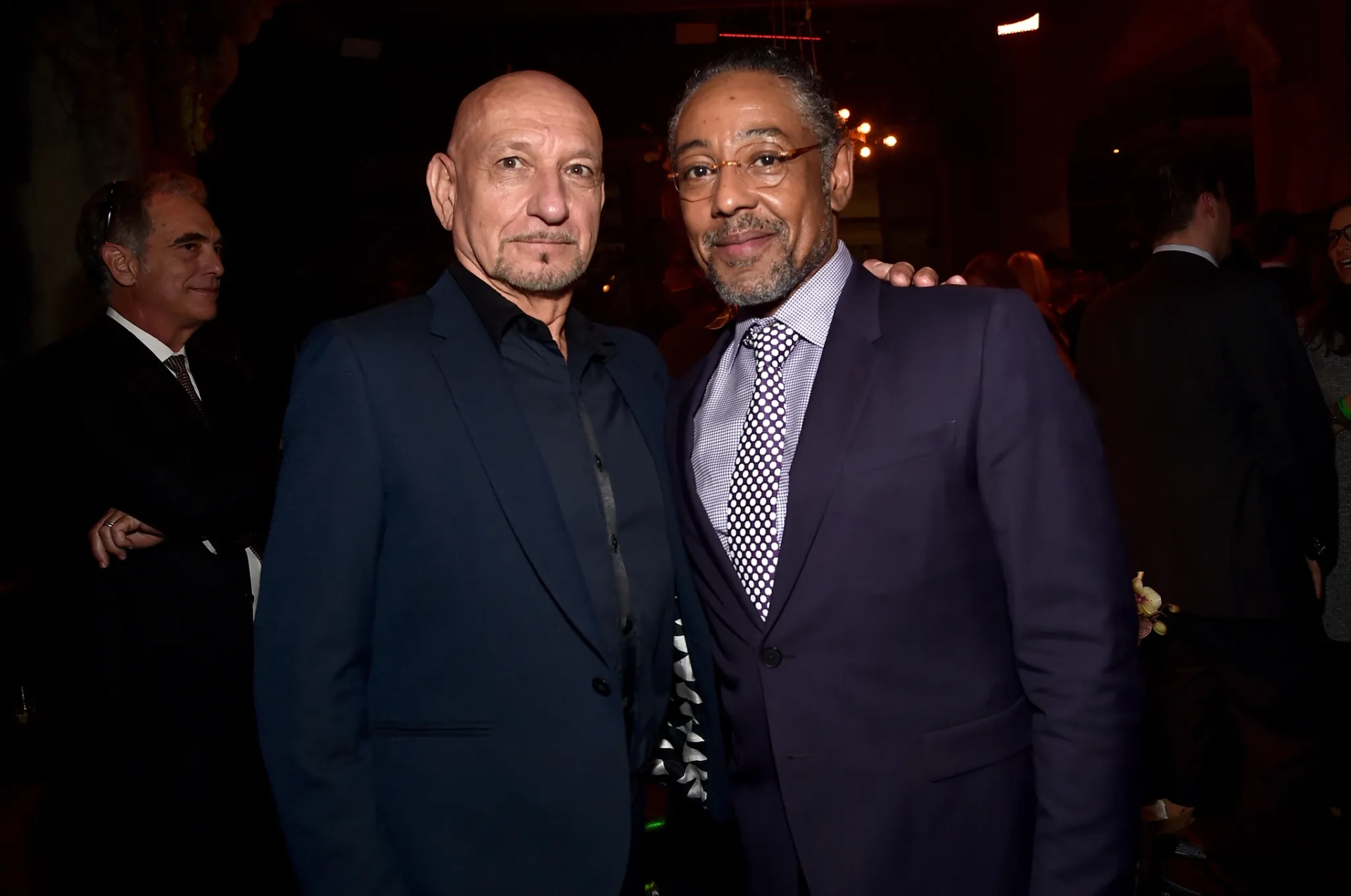 Ben Kingsley and Giancarlo Esposito at an event for The Jungle Book (2016)