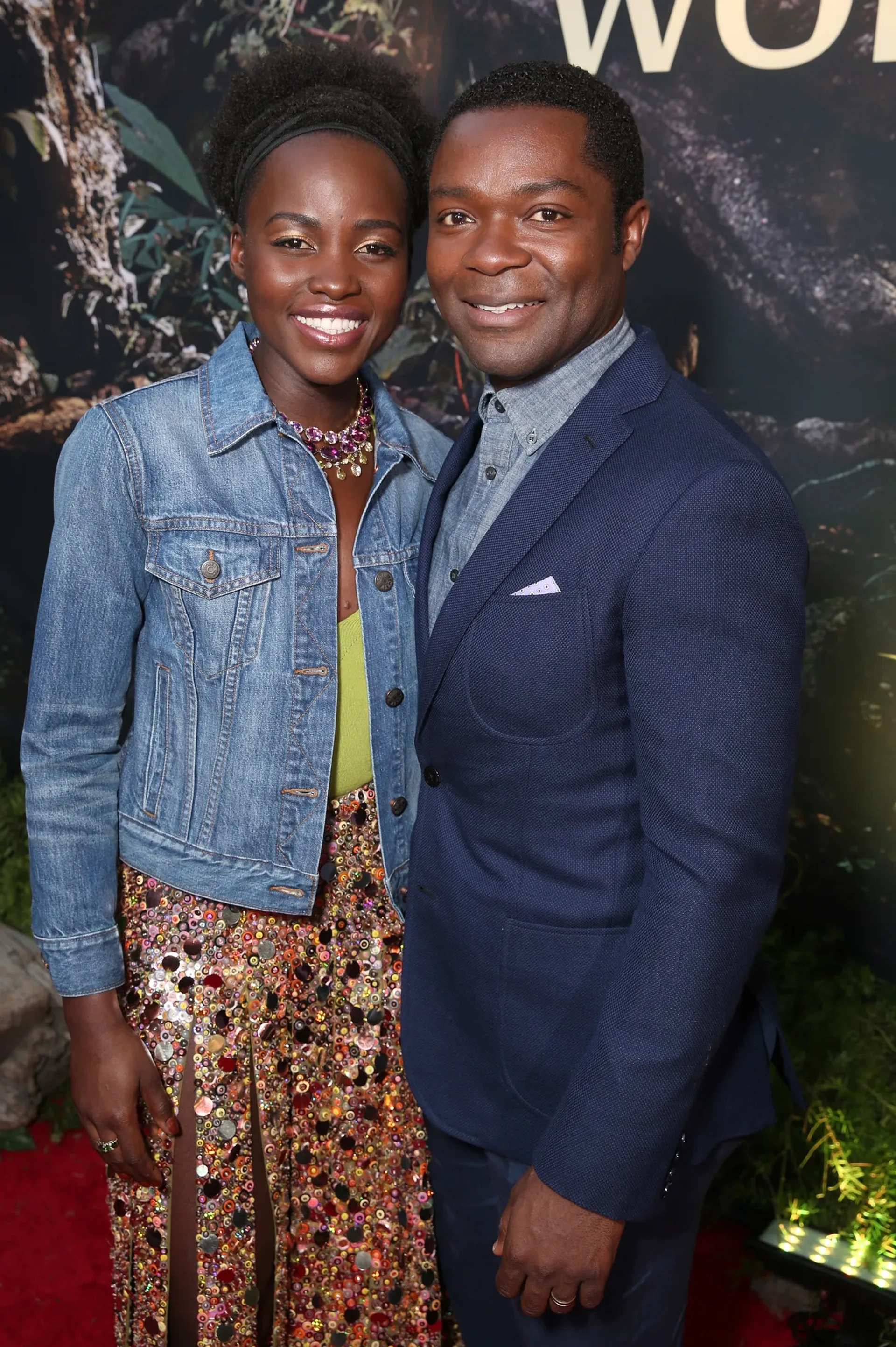 David Oyelowo and Lupita Nyong'o at an event for The Jungle Book (2016)