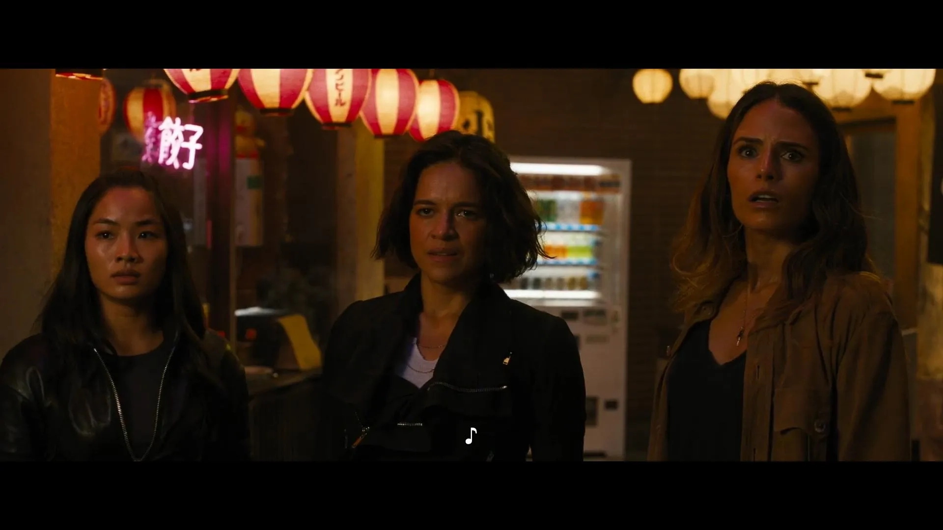 Jordana Brewster, Michelle Rodriguez, and Anna Sawai in F9: The Fast Saga (2021)