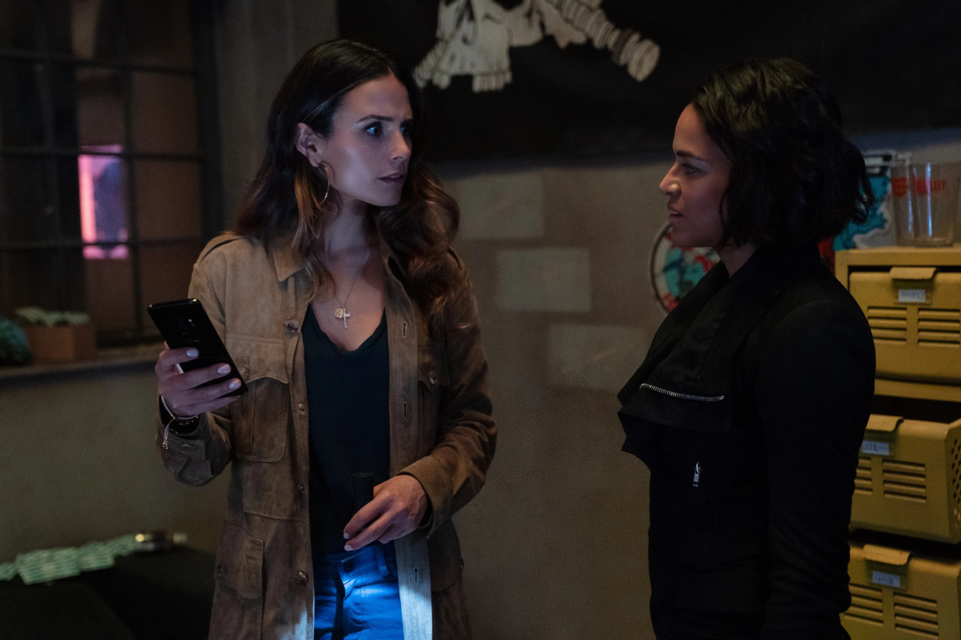 Jordana Brewster and Michelle Rodriguez in F9: The Fast Saga (2021)