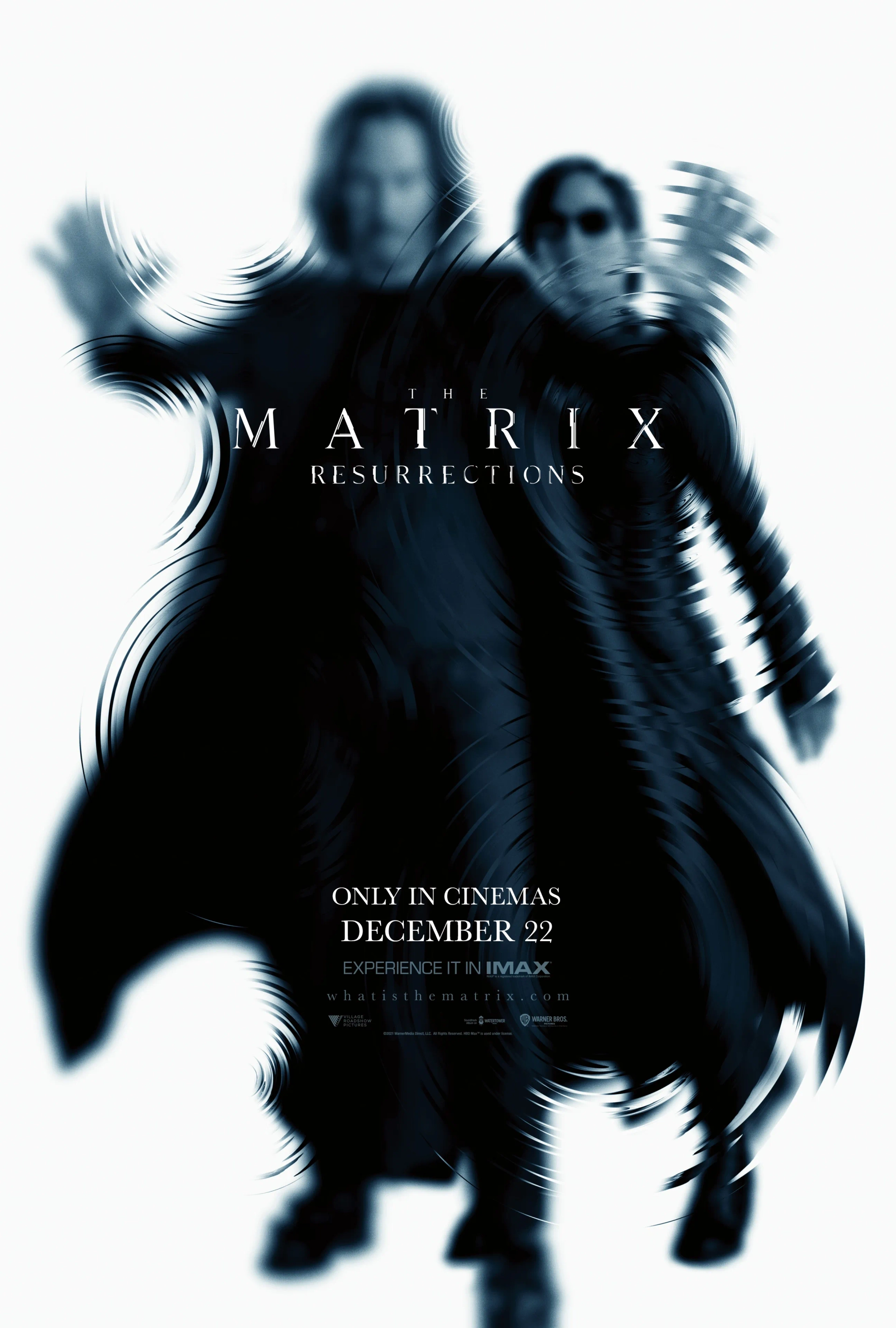 Keanu Reeves and Carrie-Anne Moss in The Matrix Resurrections (2021)