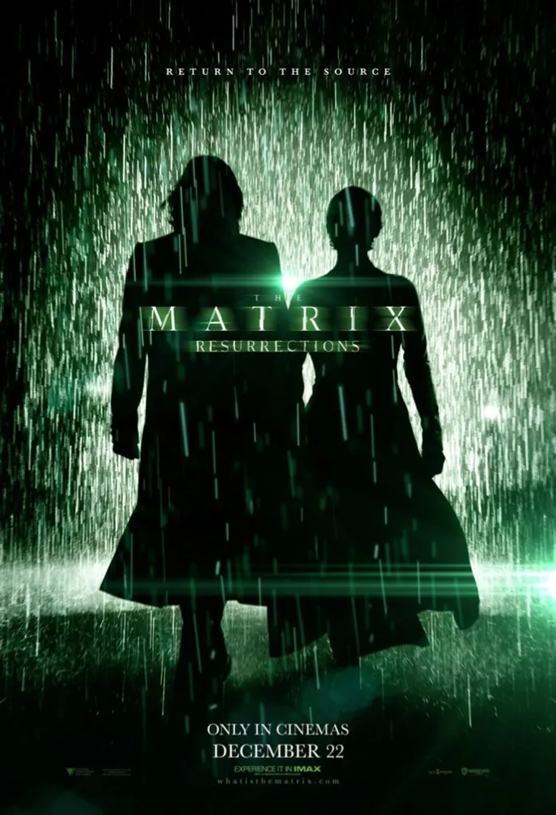 Keanu Reeves and Carrie-Anne Moss in The Matrix Resurrections (2021)