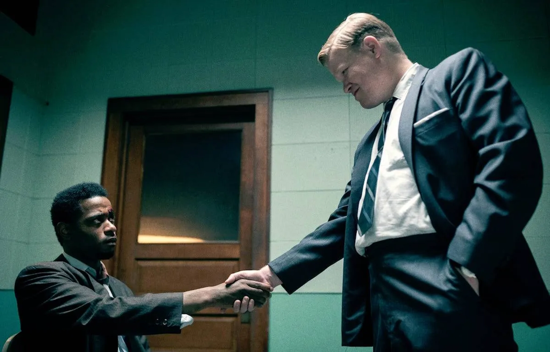 Jesse Plemons and LaKeith Stanfield in Judas and the Black Messiah (2021)