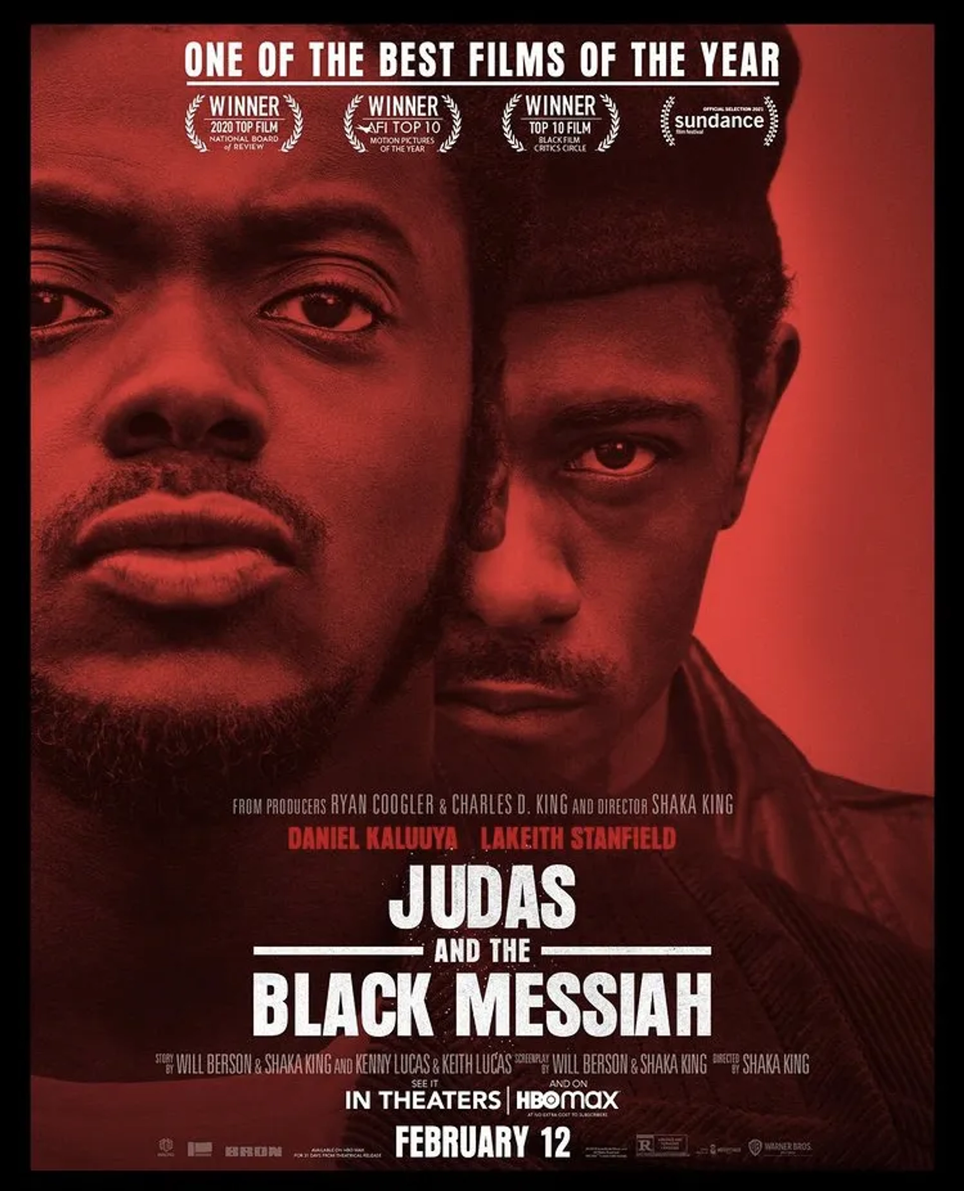 Daniel Kaluuya and LaKeith Stanfield in Judas and the Black Messiah (2021)