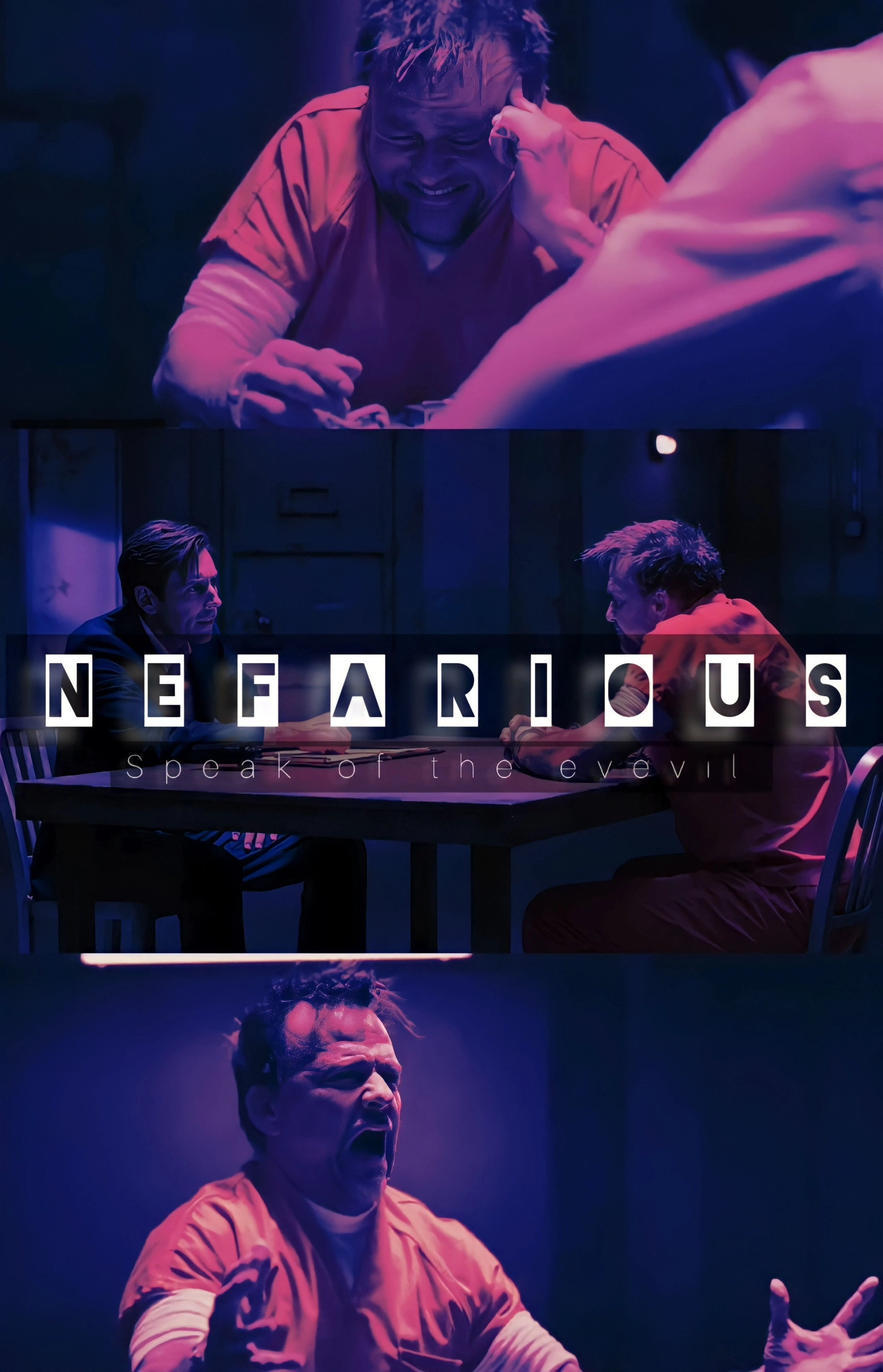 Sean Patrick Flanery and Jordan Belfi in Nefarious (2023)