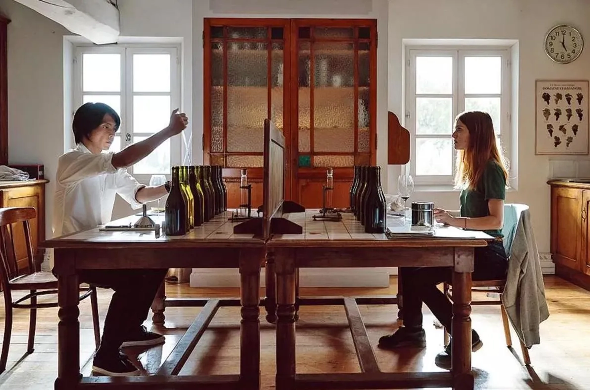 Tomohisa Yamashita and Fleur Geffrier in Drops of God (2023)