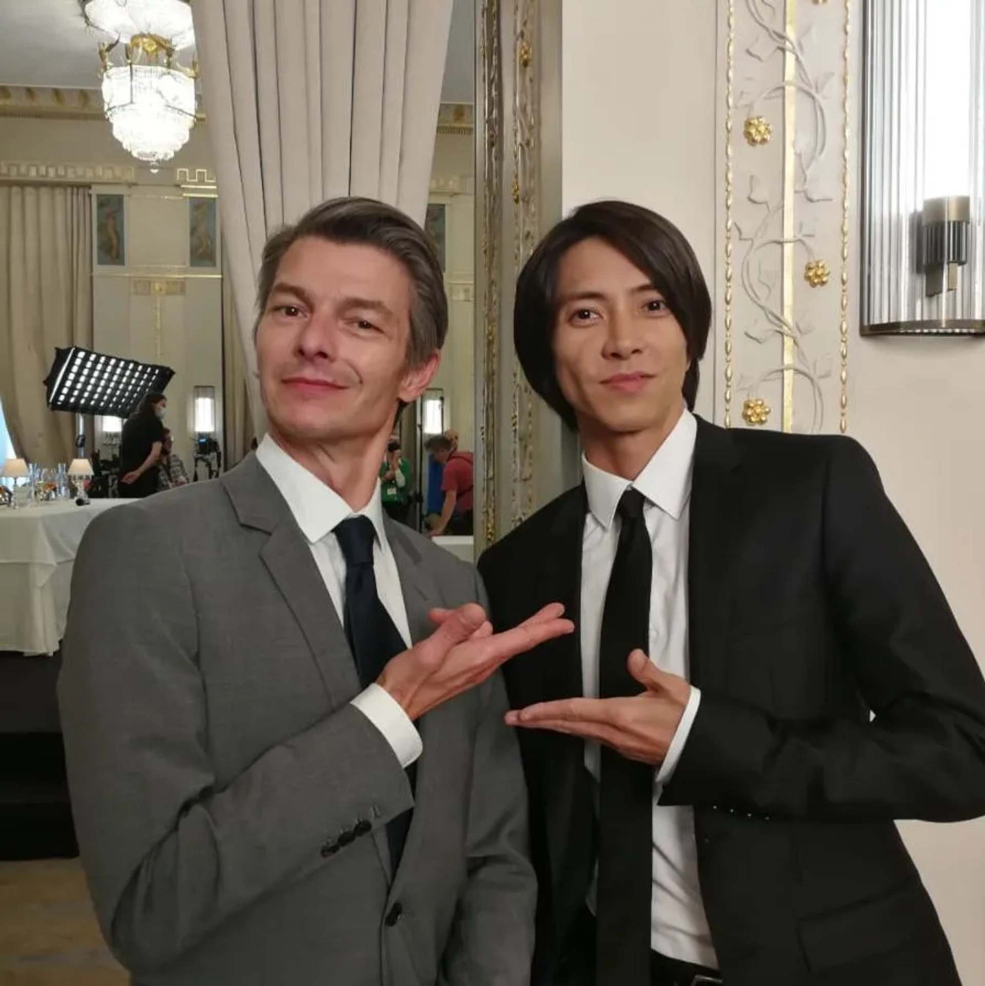 Guillaume Toucas and Tomohisa Yamashita in Drops of God (2023)