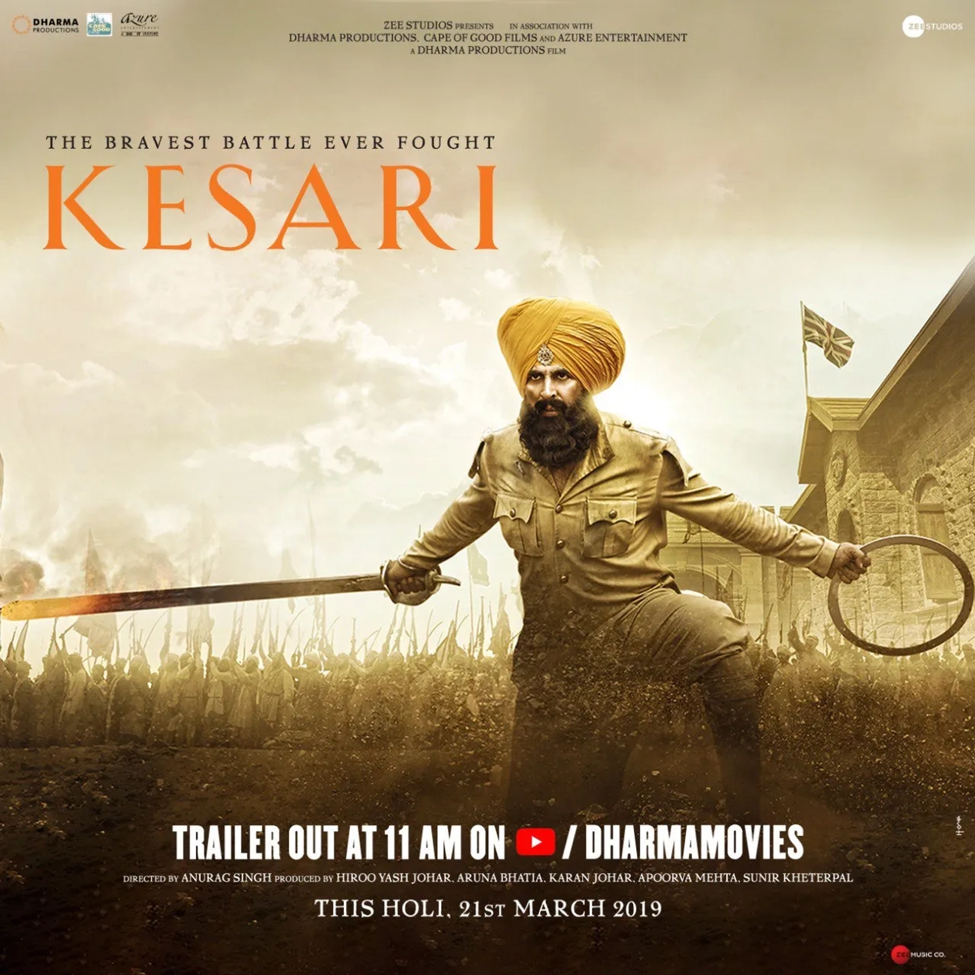 Akshay Kumar in Kesari (2019)