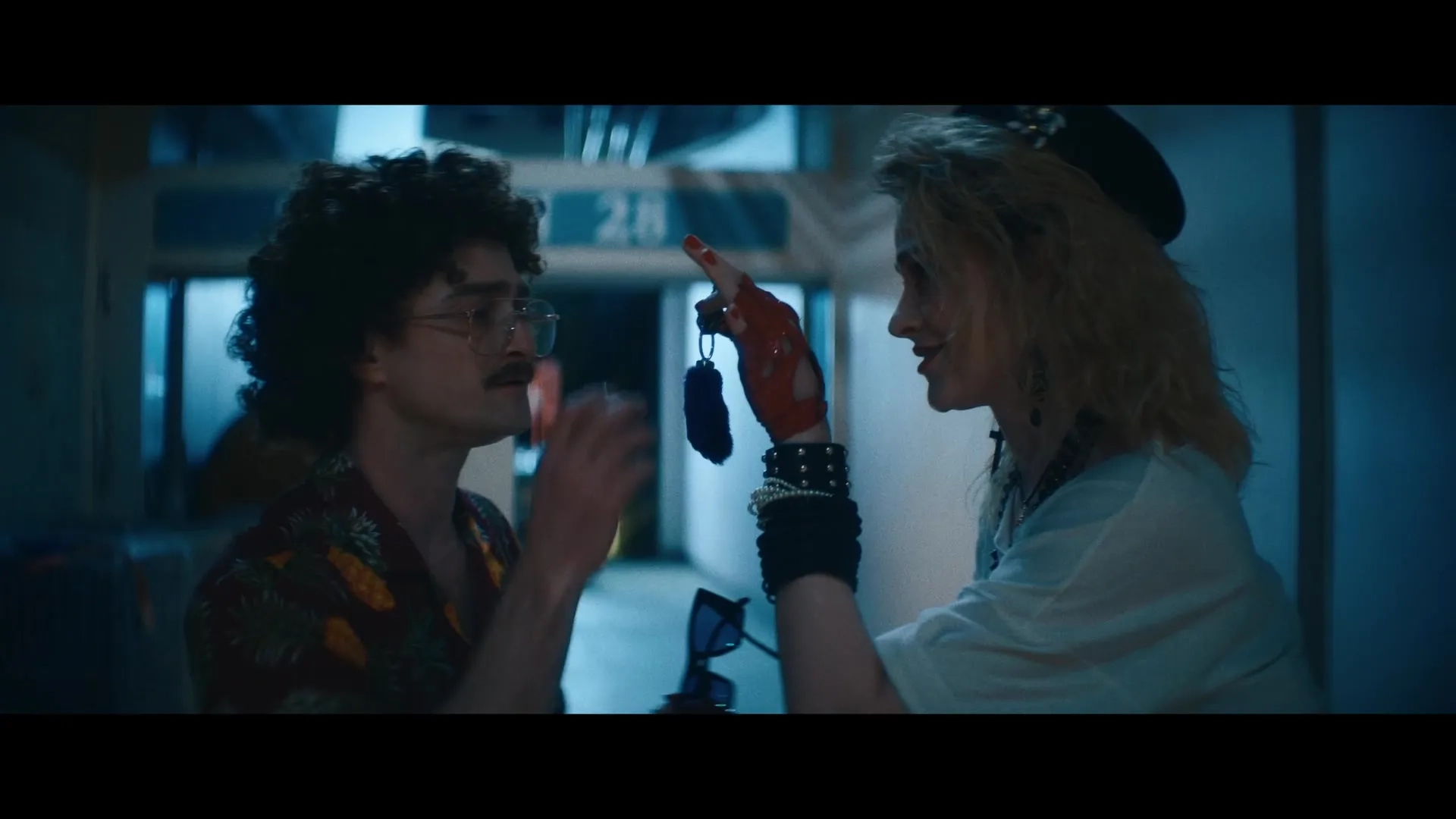 Daniel Radcliffe and Evan Rachel Wood in Weird: The Al Yankovic Story (2022)