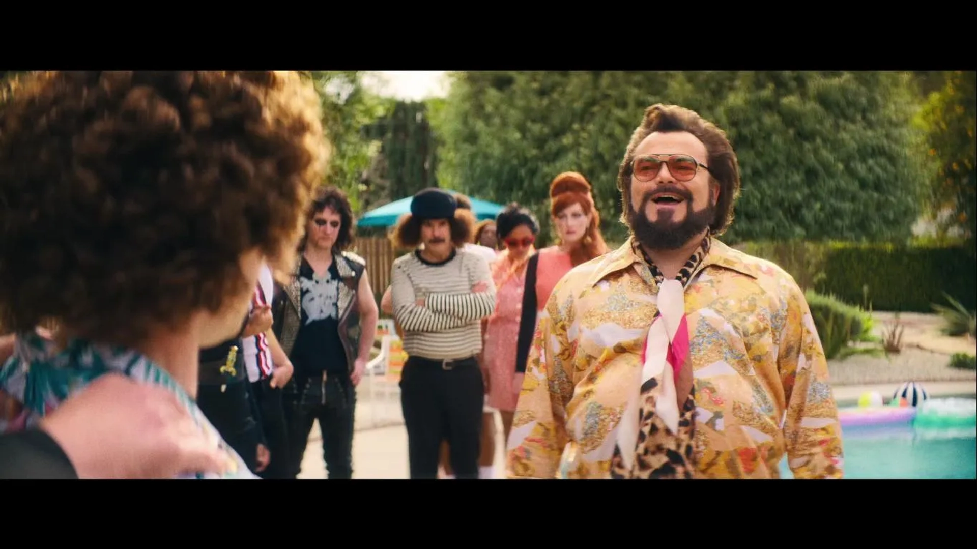 Paul F. Tompkins, Jack Black, and Akiva Schaffer in Weird: The Al Yankovic Story (2022)