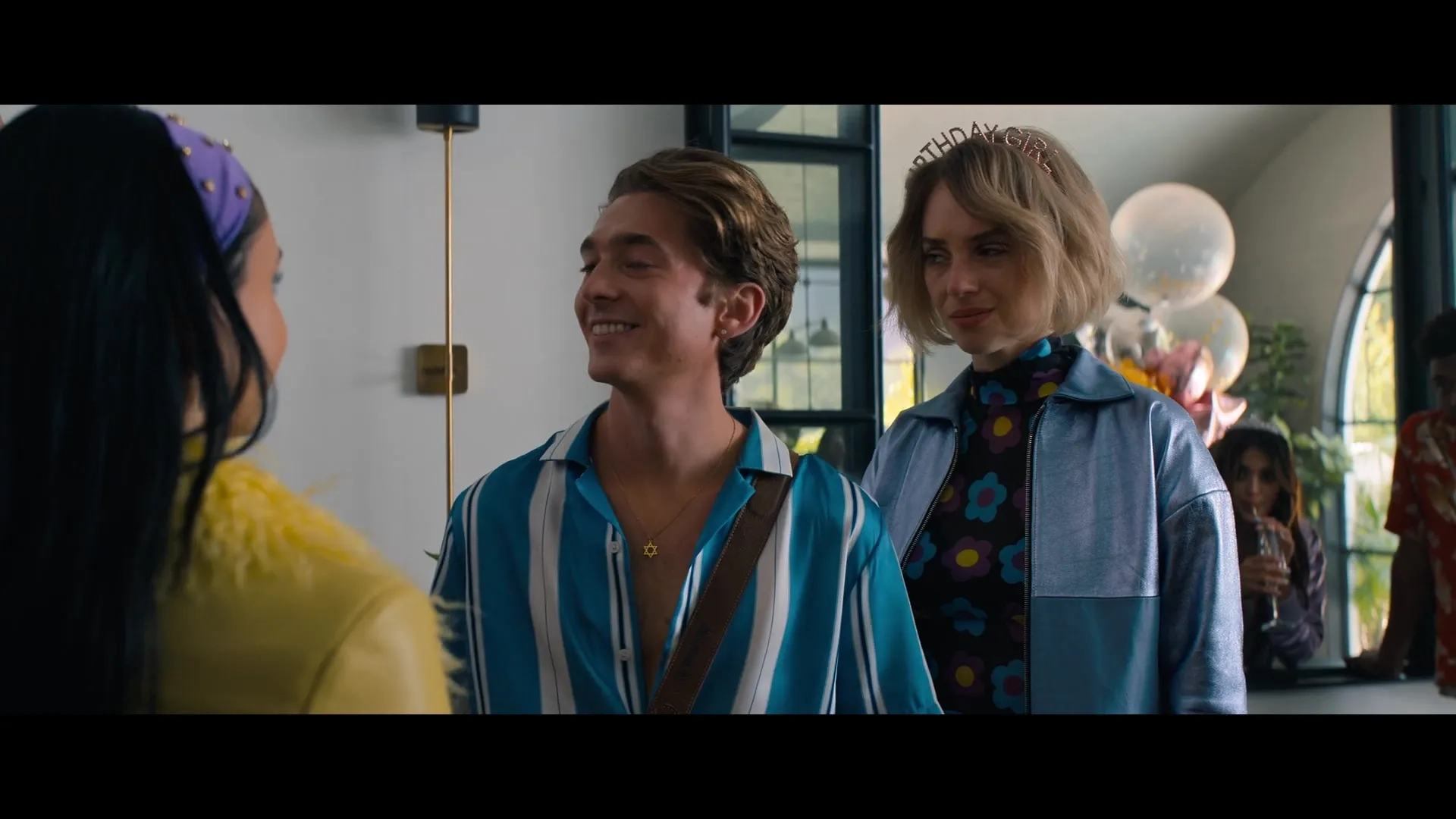 Maya Hawke, Austin Abrams, and Camila Mendes in Do Revenge (2022)