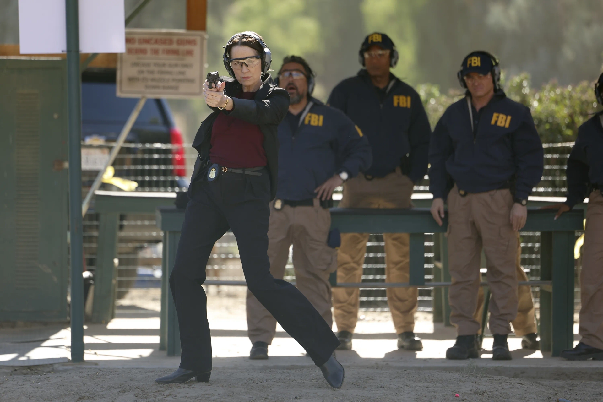 James Lesure, Felix Solis, and Kevin Zegers in The Rookie: Feds (2022)