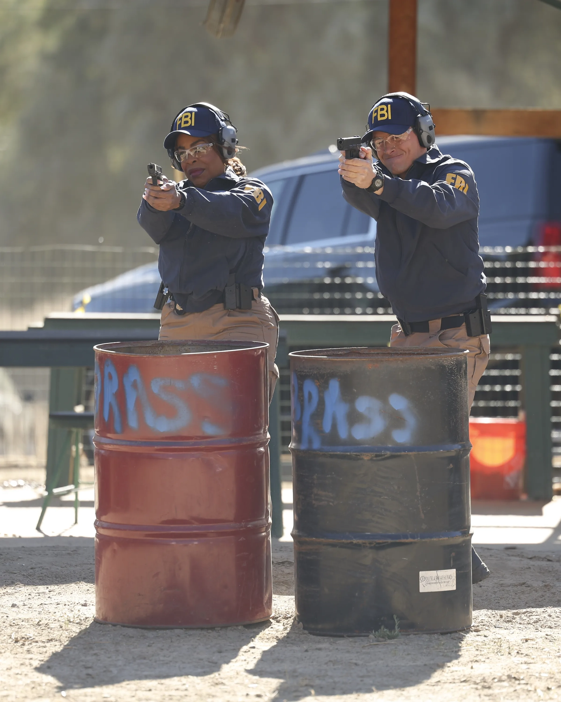 Niecy Nash and Kevin Zegers in The Rookie: Feds (2022)