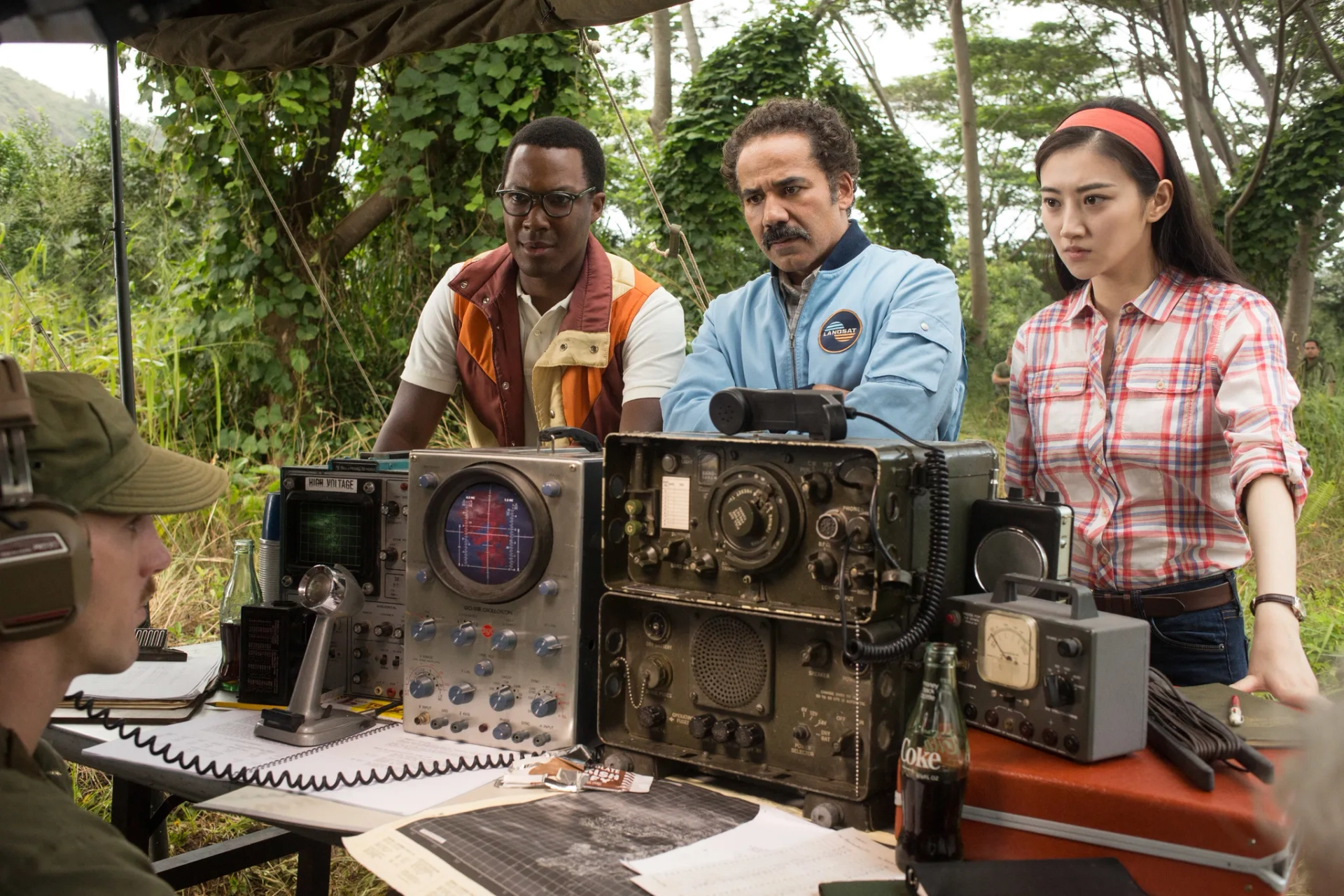 John Ortiz, Tian Jing, and Corey Hawkins in Kong: Skull Island (2017)