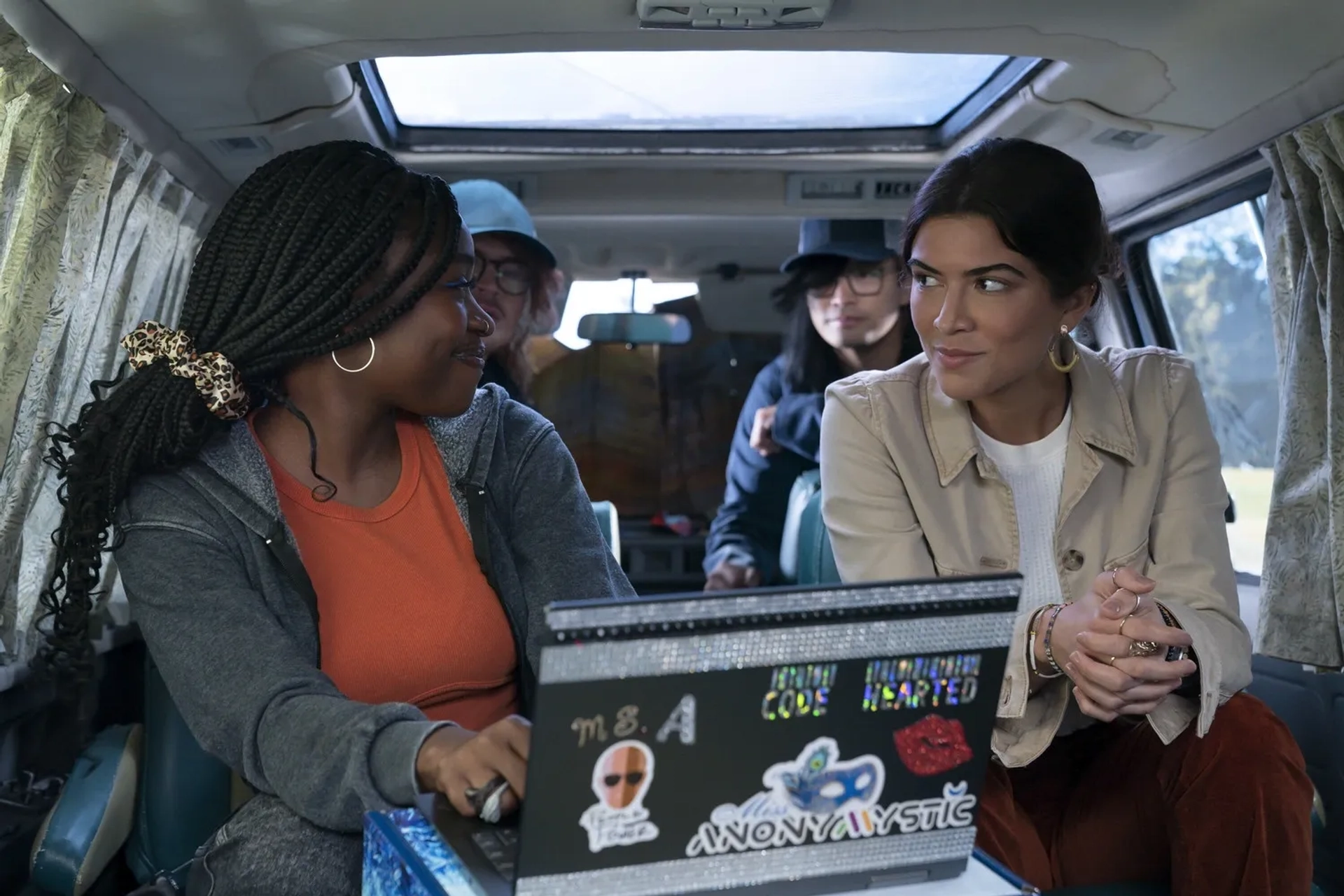 Lisette Olivera and Zuri Reed in National Treasure: Edge of History (2022)