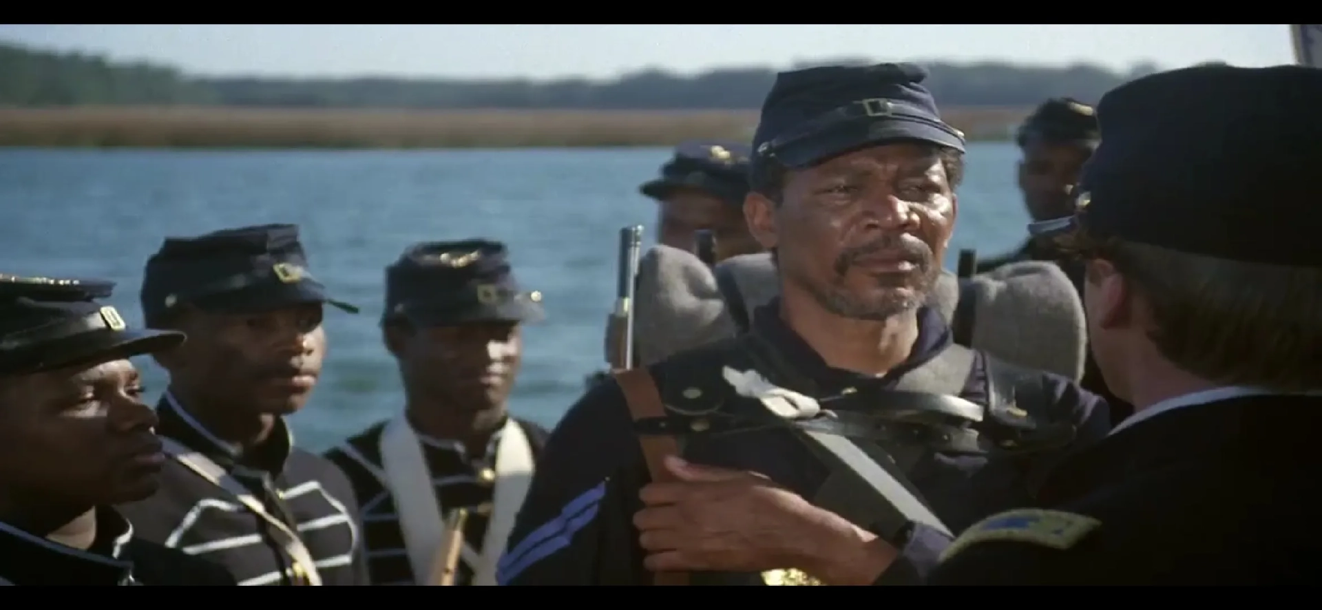 Morgan Freeman in Glory (1989)