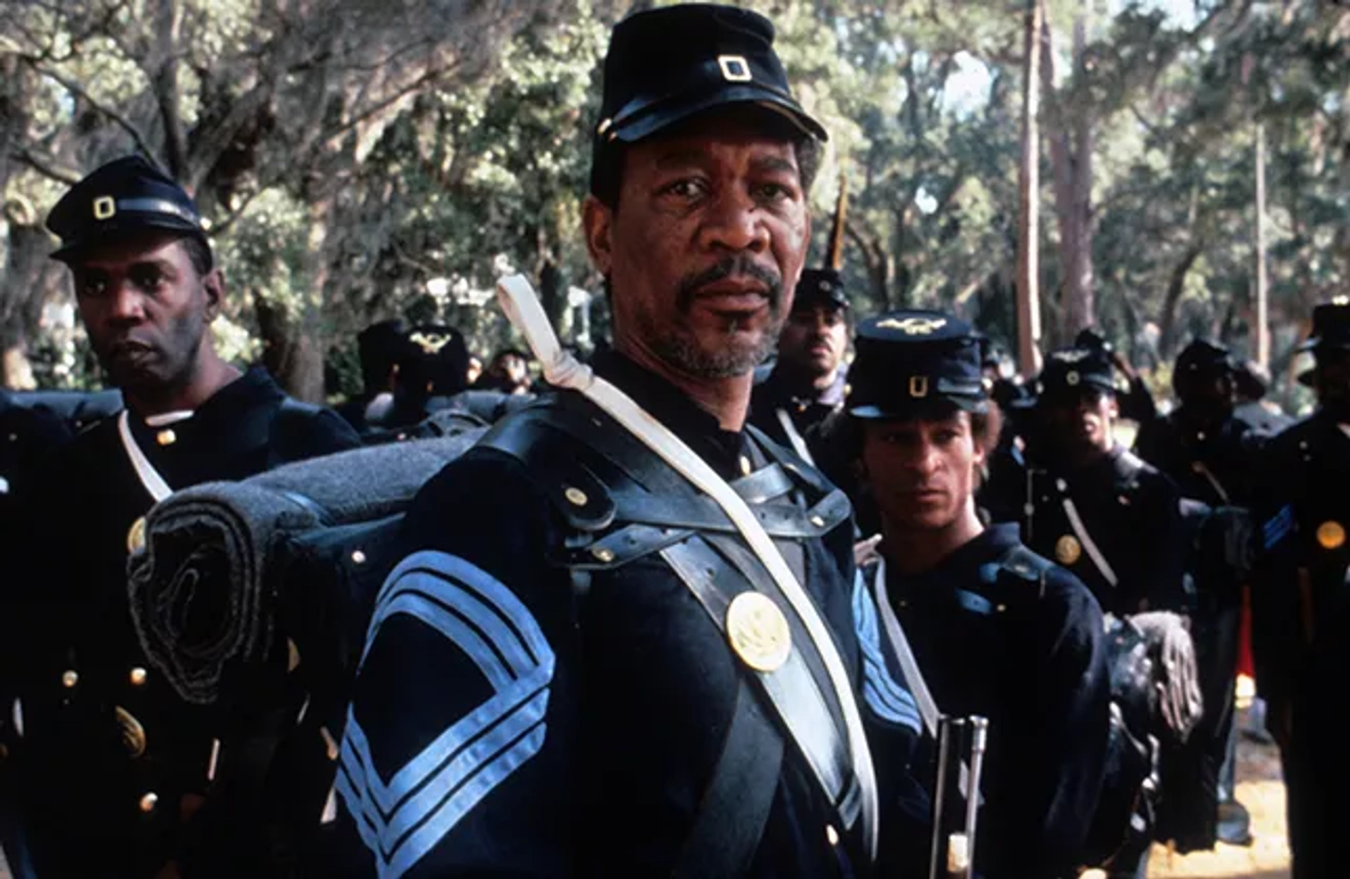 Morgan Freeman in Glory (1989)