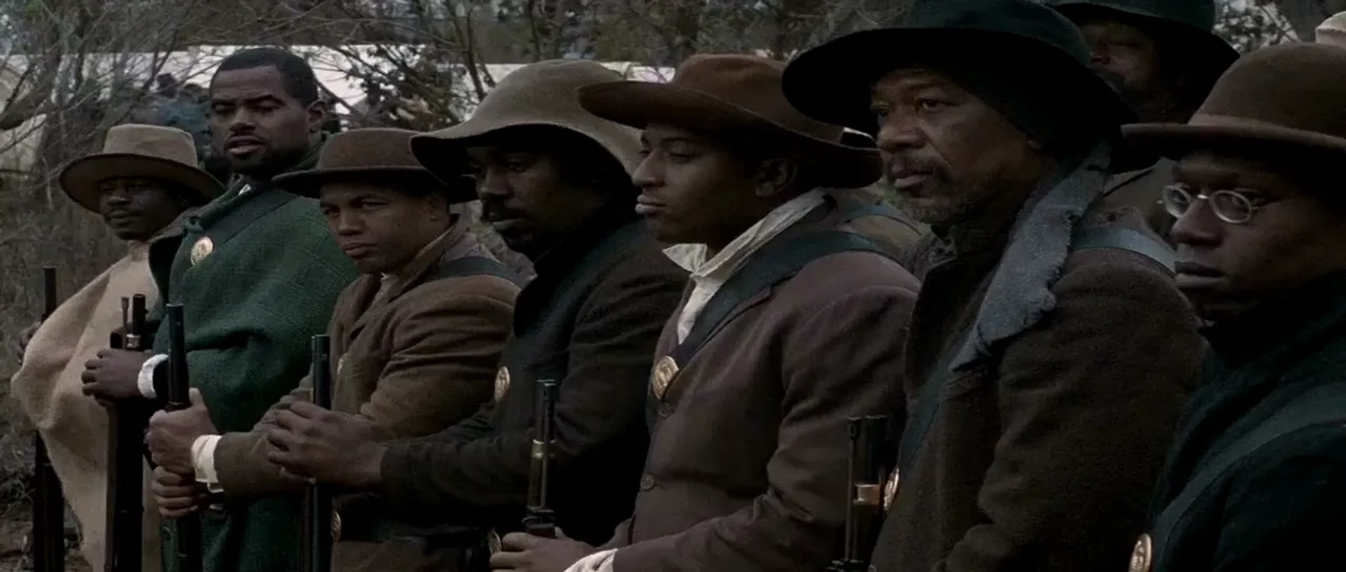 Morgan Freeman and Andre Braugher in Glory (1989)