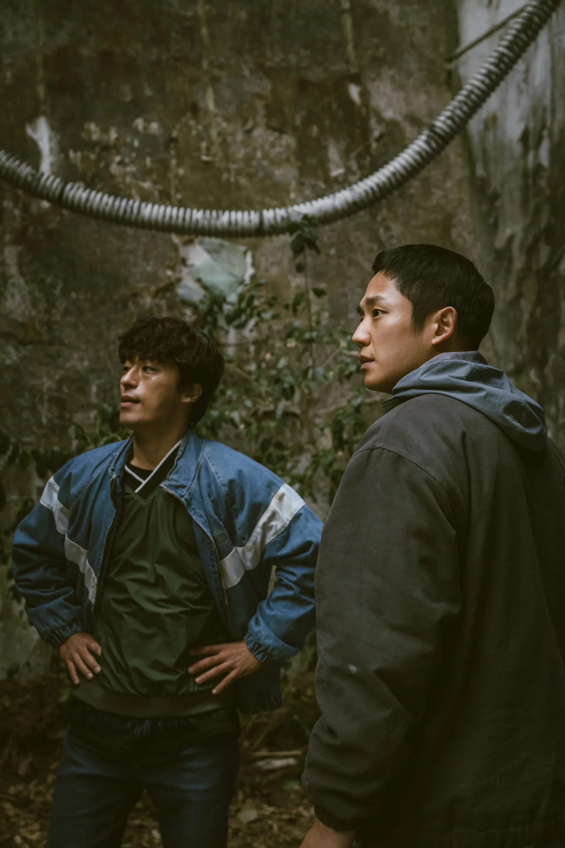 Koo Kyo-hwan and Jung Hae-in in D.P. (2021)