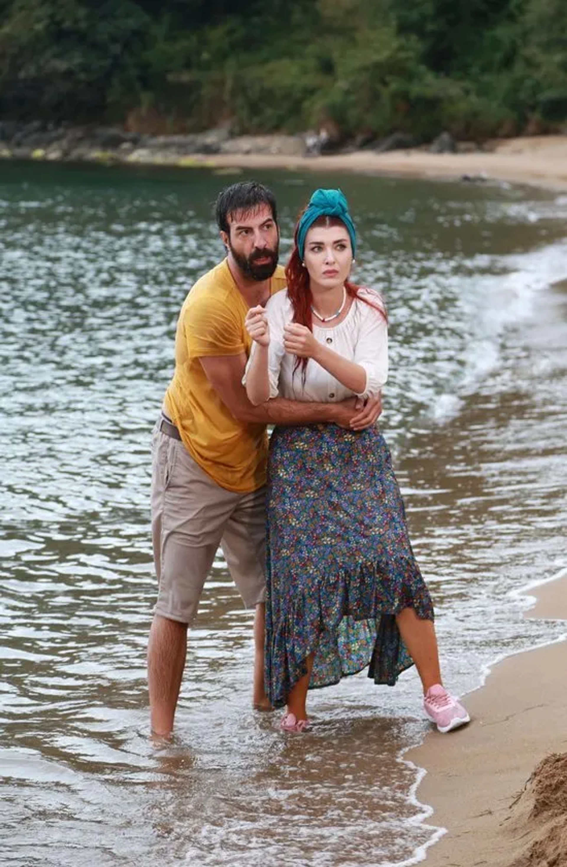 Aslihan Güner and Ismail Demirci in Kuzey Yildizi (2019)