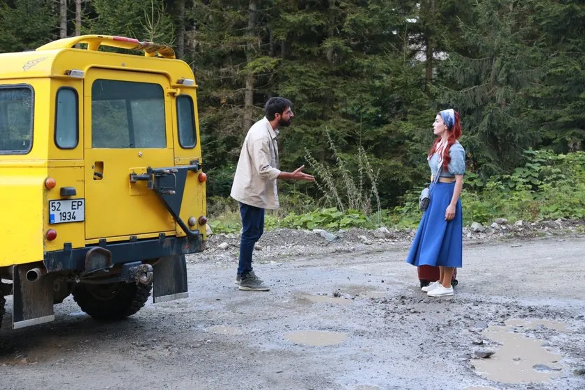 Aslihan Güner and Ismail Demirci in Kuzey Yildizi (2019)