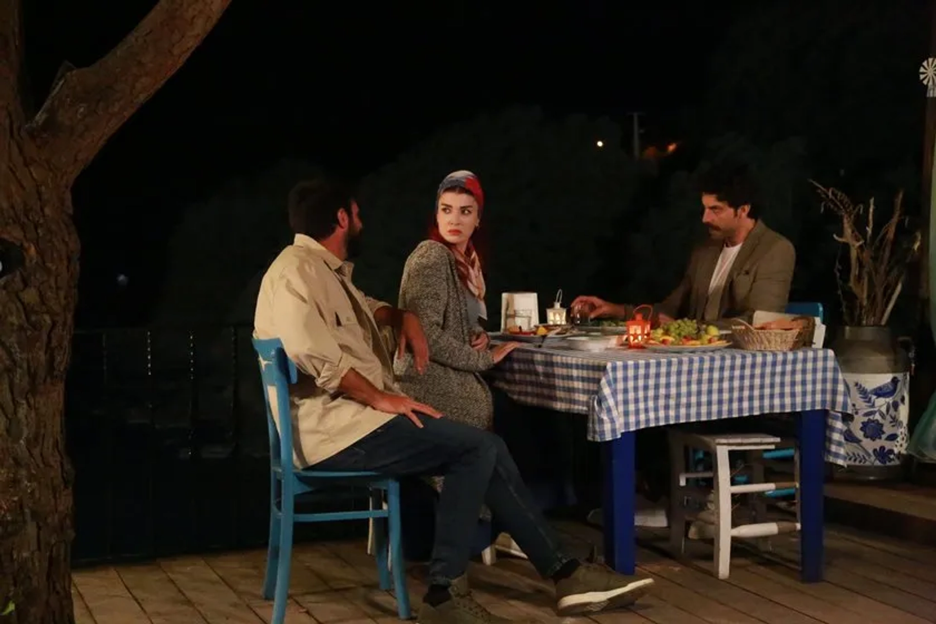 Aslihan Güner, Ismail Demirci, and Armagan Oguz in Kuzey Yildizi (2019)