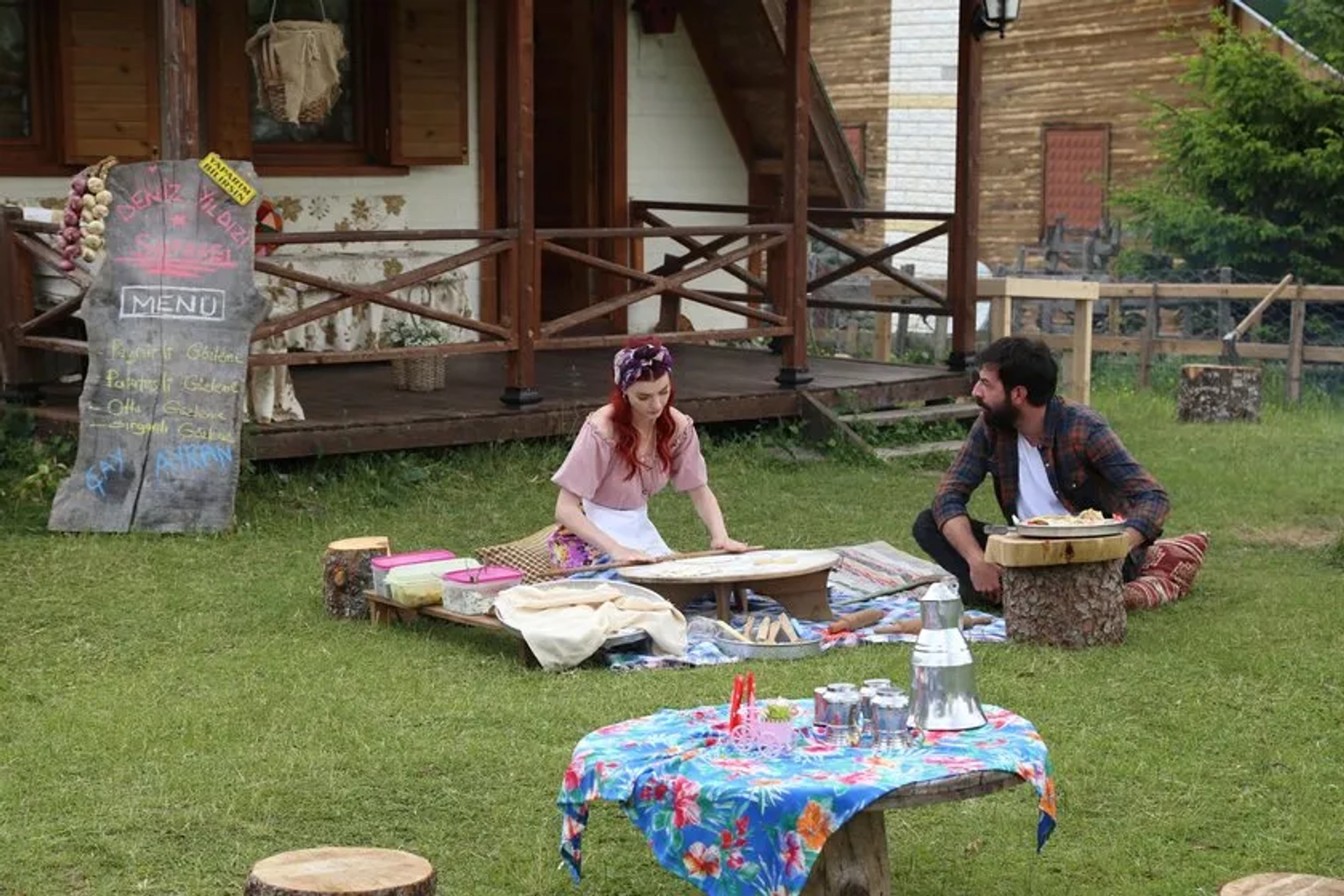 Aslihan Güner and Ismail Demirci in Kuzey Yildizi (2019)