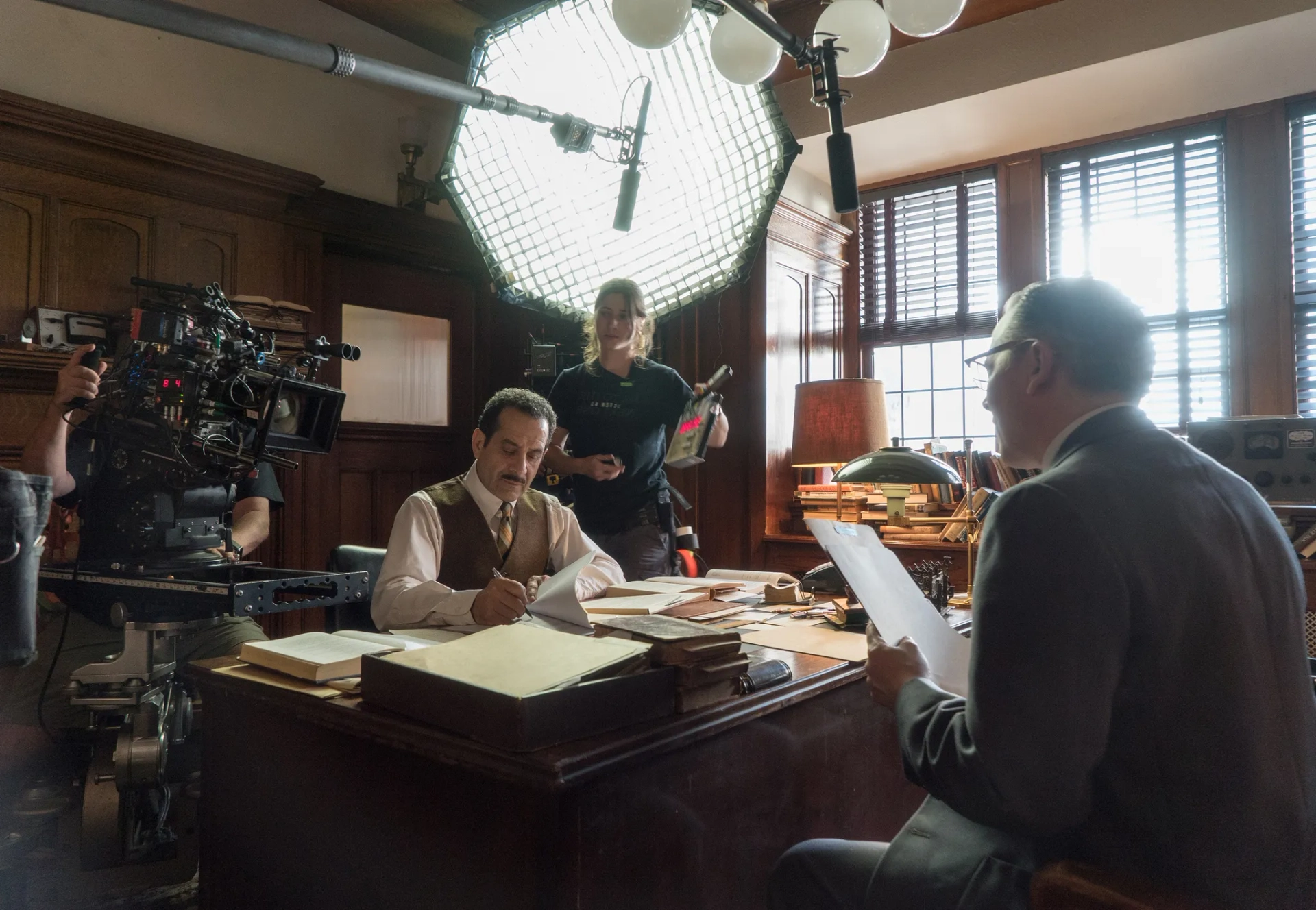 Tony Shalhoub and David Aaron Baker in The Marvelous Mrs. Maisel (2017)