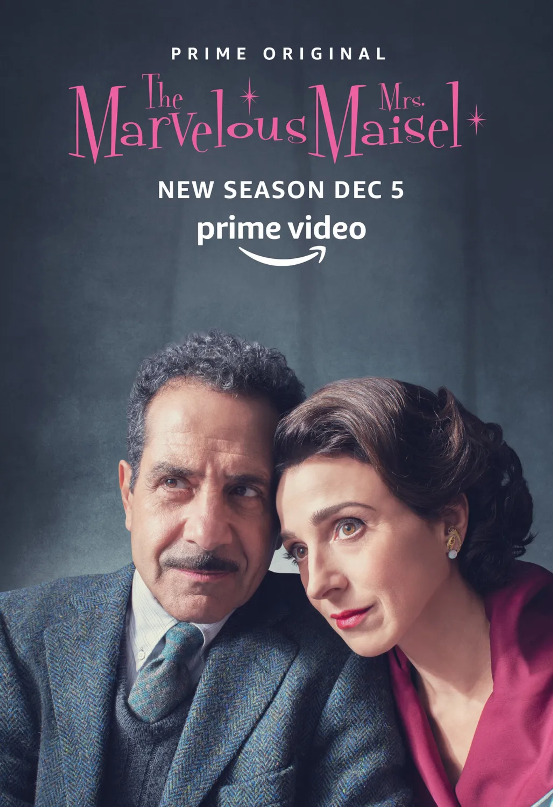 Tony Shalhoub and Marin Hinkle in The Marvelous Mrs. Maisel (2017)