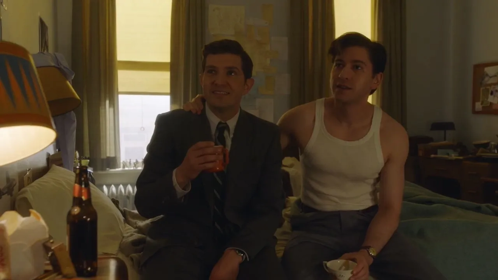 Joel Johnstone and Michael Zegen in The Marvelous Mrs. Maisel (2017)