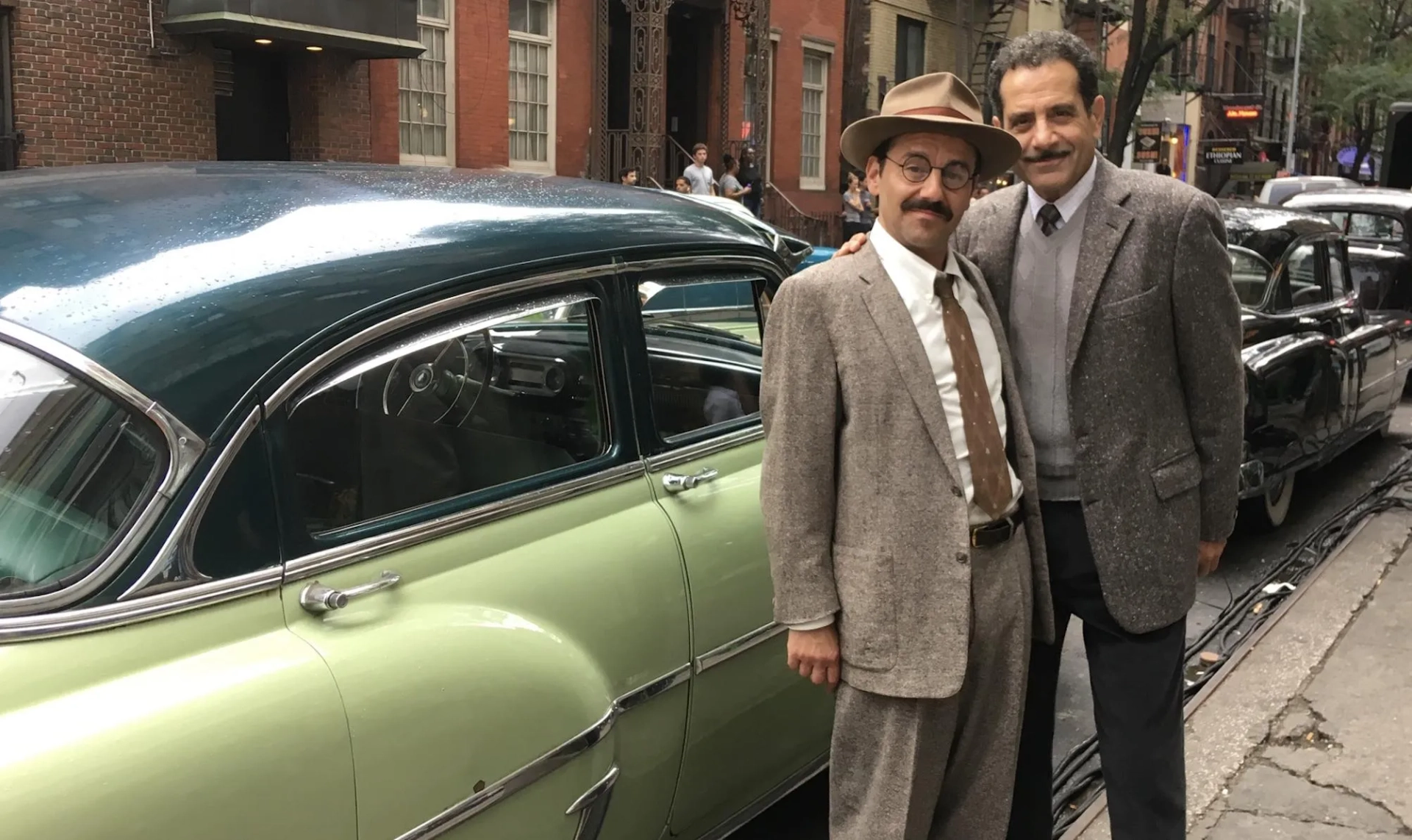 Tony Shalhoub and Max Casella in The Marvelous Mrs. Maisel (2017)