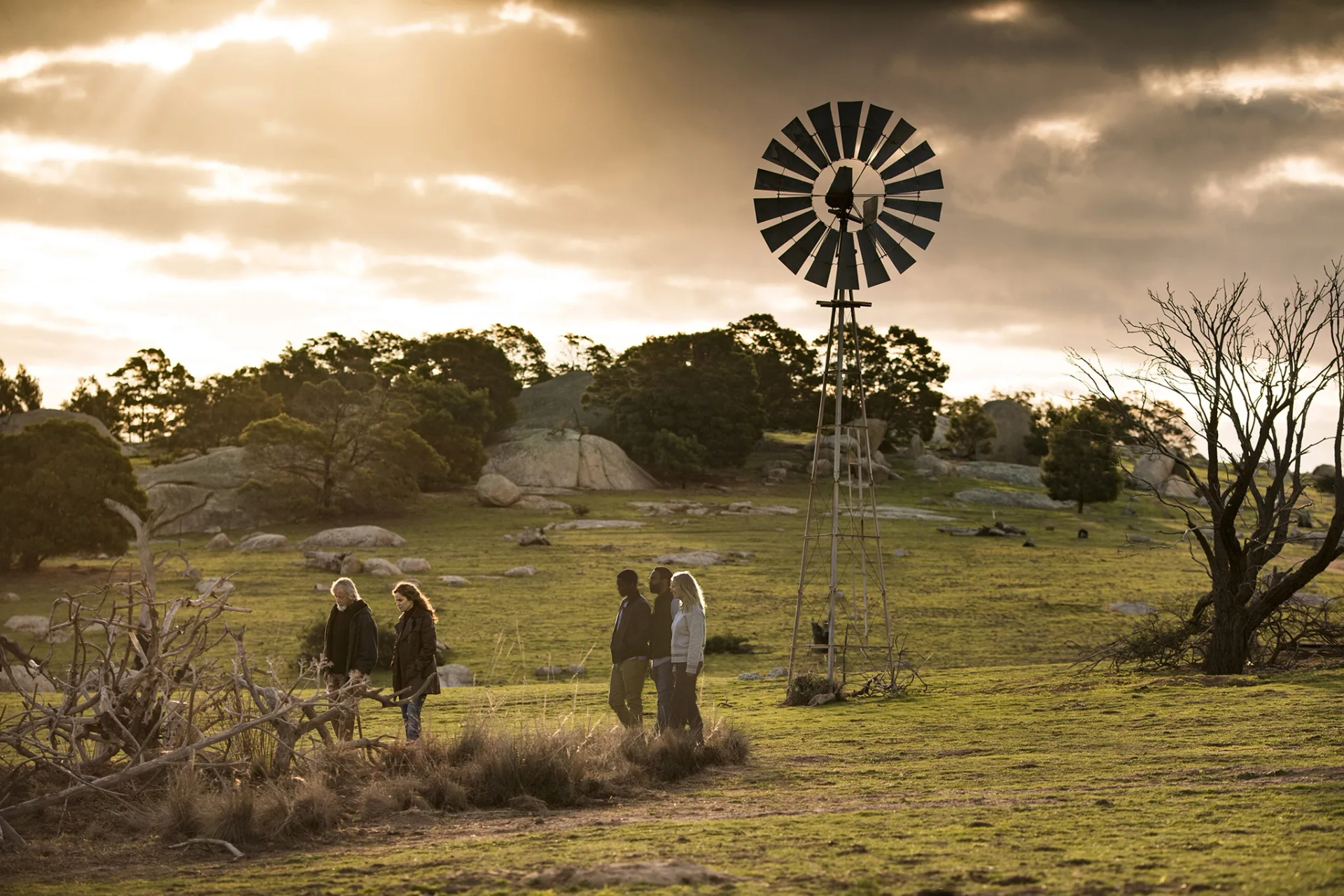 Amy Brenneman, Scott Glenn, Kevin Carroll, Lindsay Duncan, and Jovan Adepo in The Leftovers (2014)