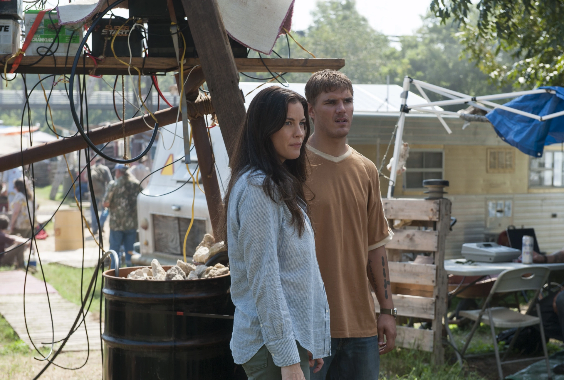 Liv Tyler and Chris Zylka in The Leftovers (2014)