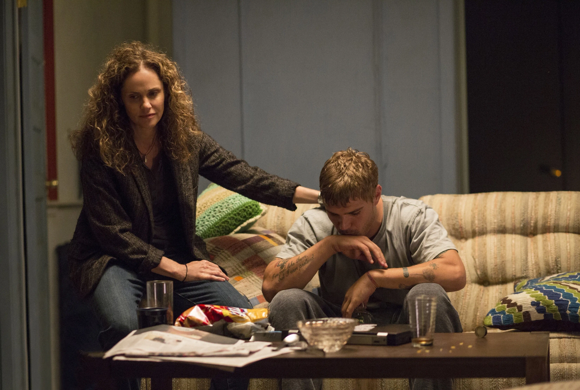 Amy Brenneman and Chris Zylka in The Leftovers (2014)